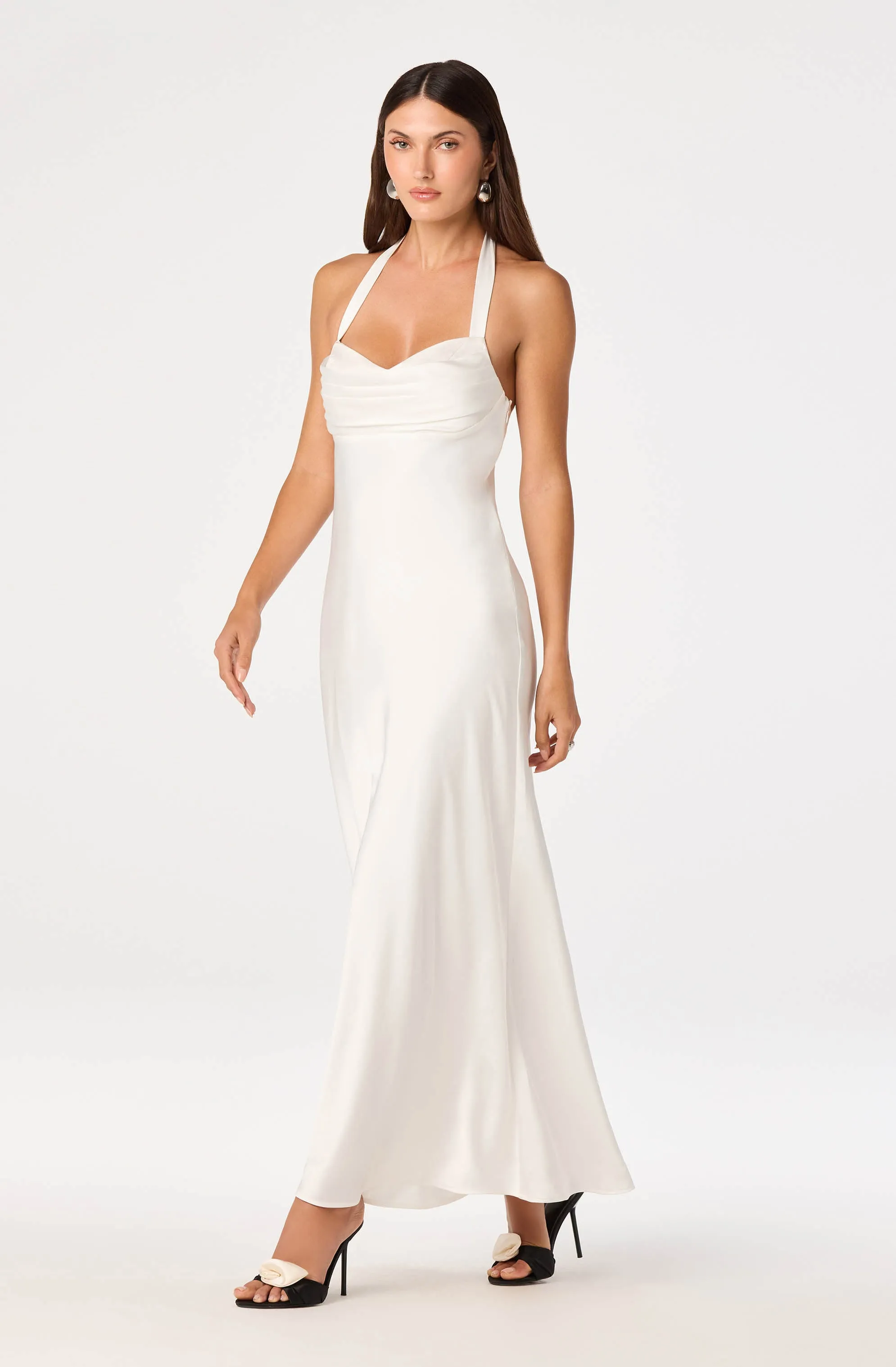 Lara Sweetheart Halter Maxi Dress sold by Astr product image thumbnail 3