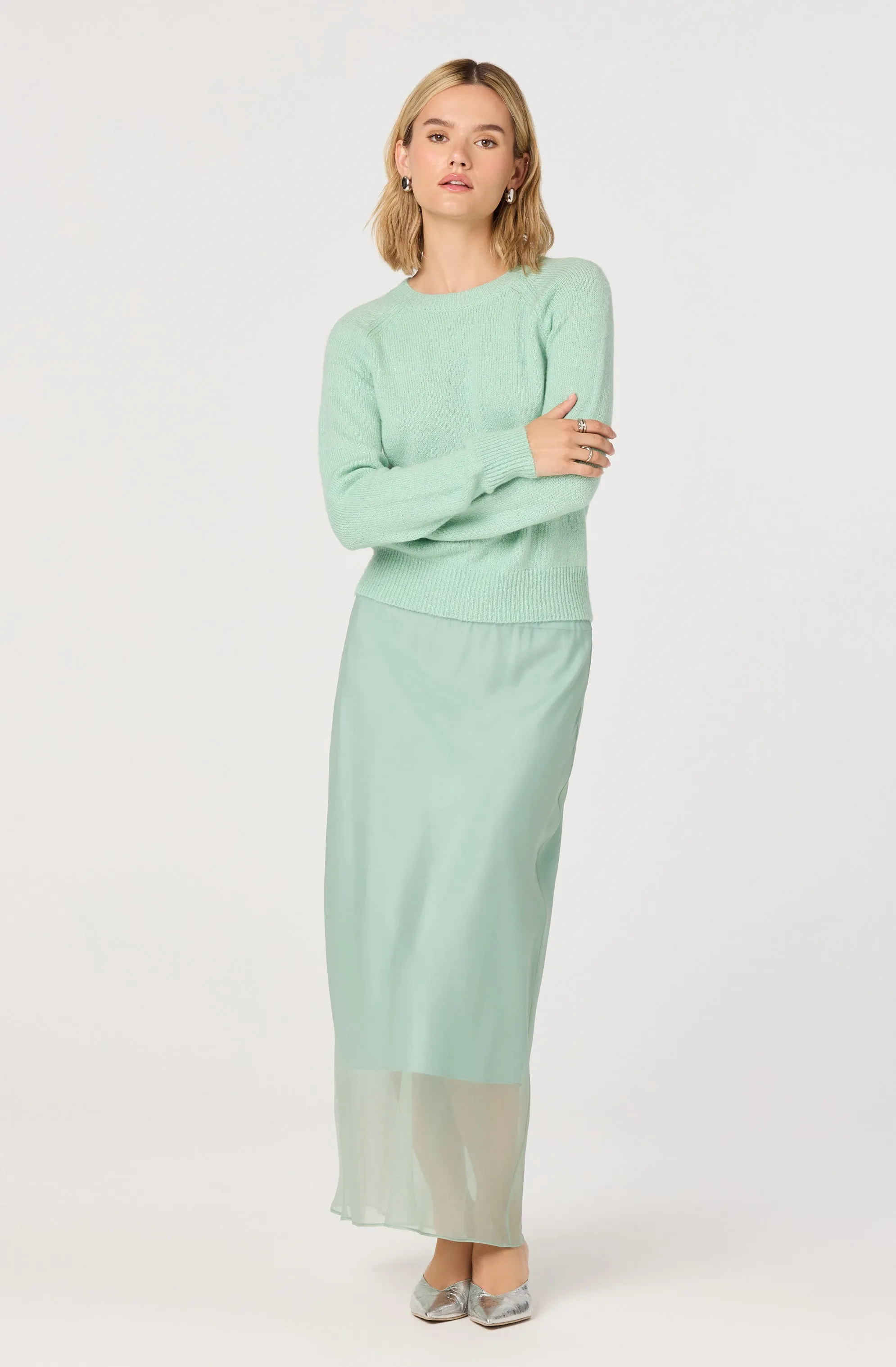 Brigett Classic Crewneck Sweater sold by Astr product image thumbnail 2