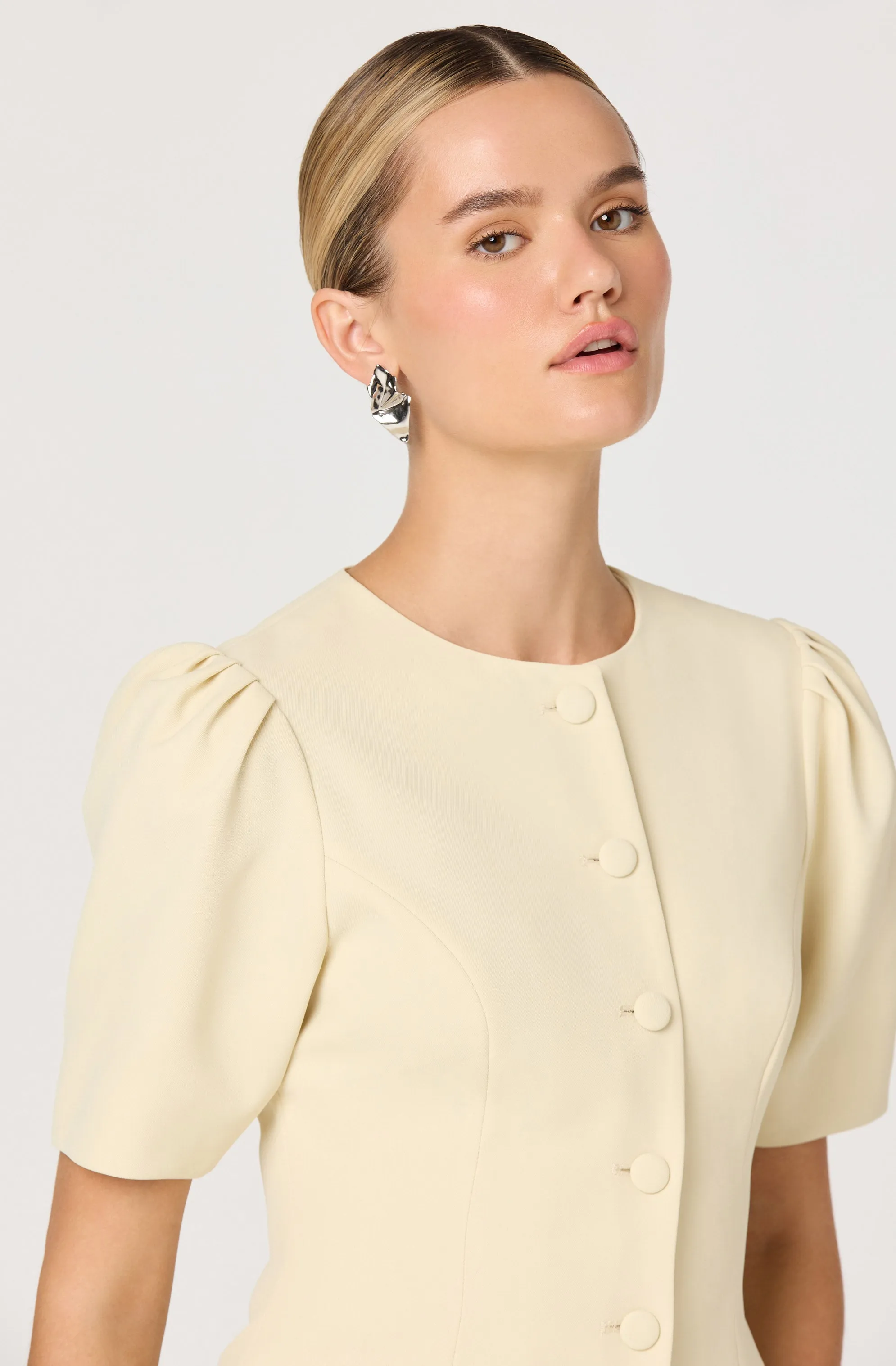 Kristina Tailored Puff Sleeve Jacket sold by Astr product image thumbnail 5