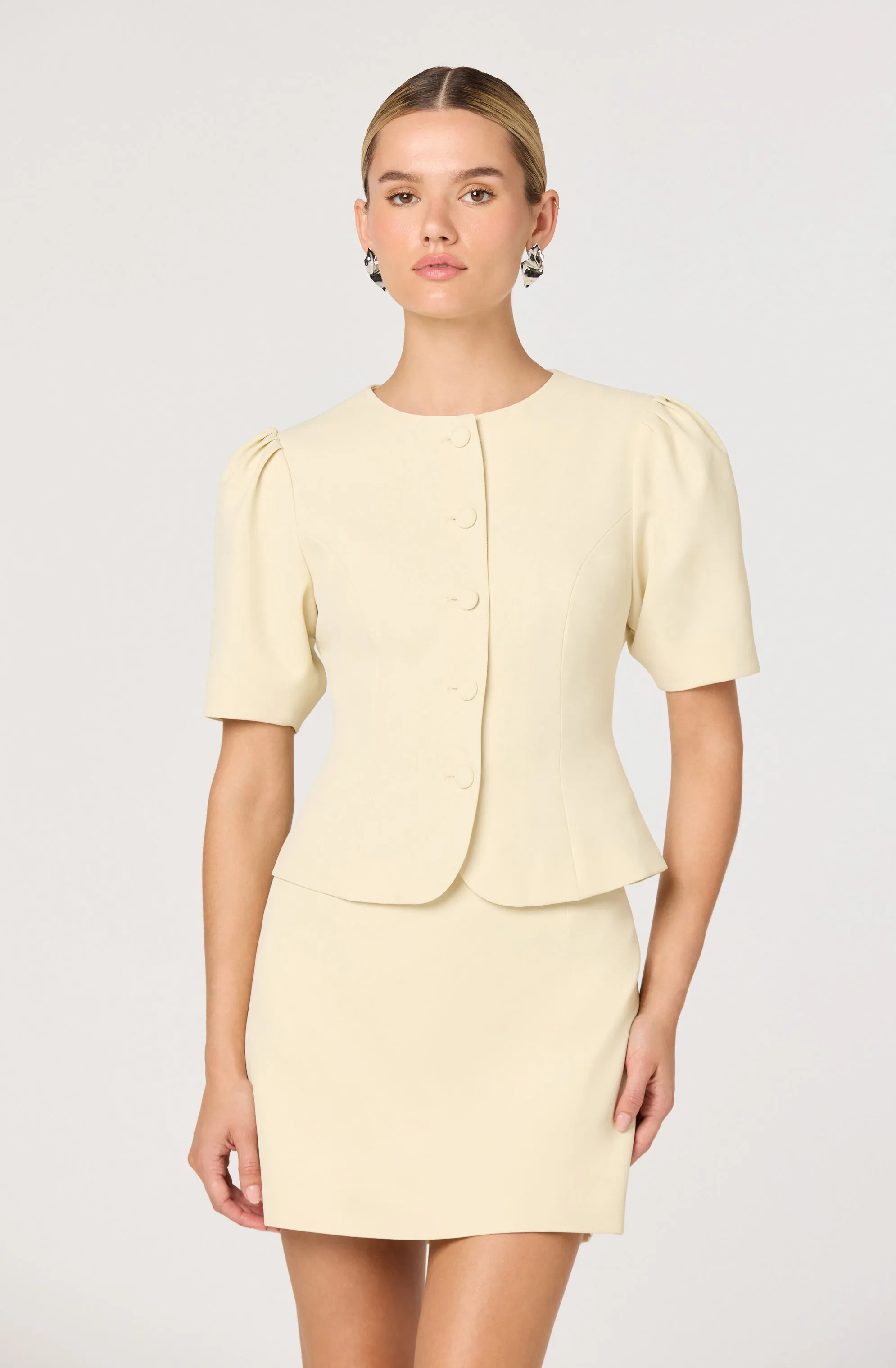 Kristina Tailored Puff Sleeve Jacket sold by Astr product image thumbnail 2