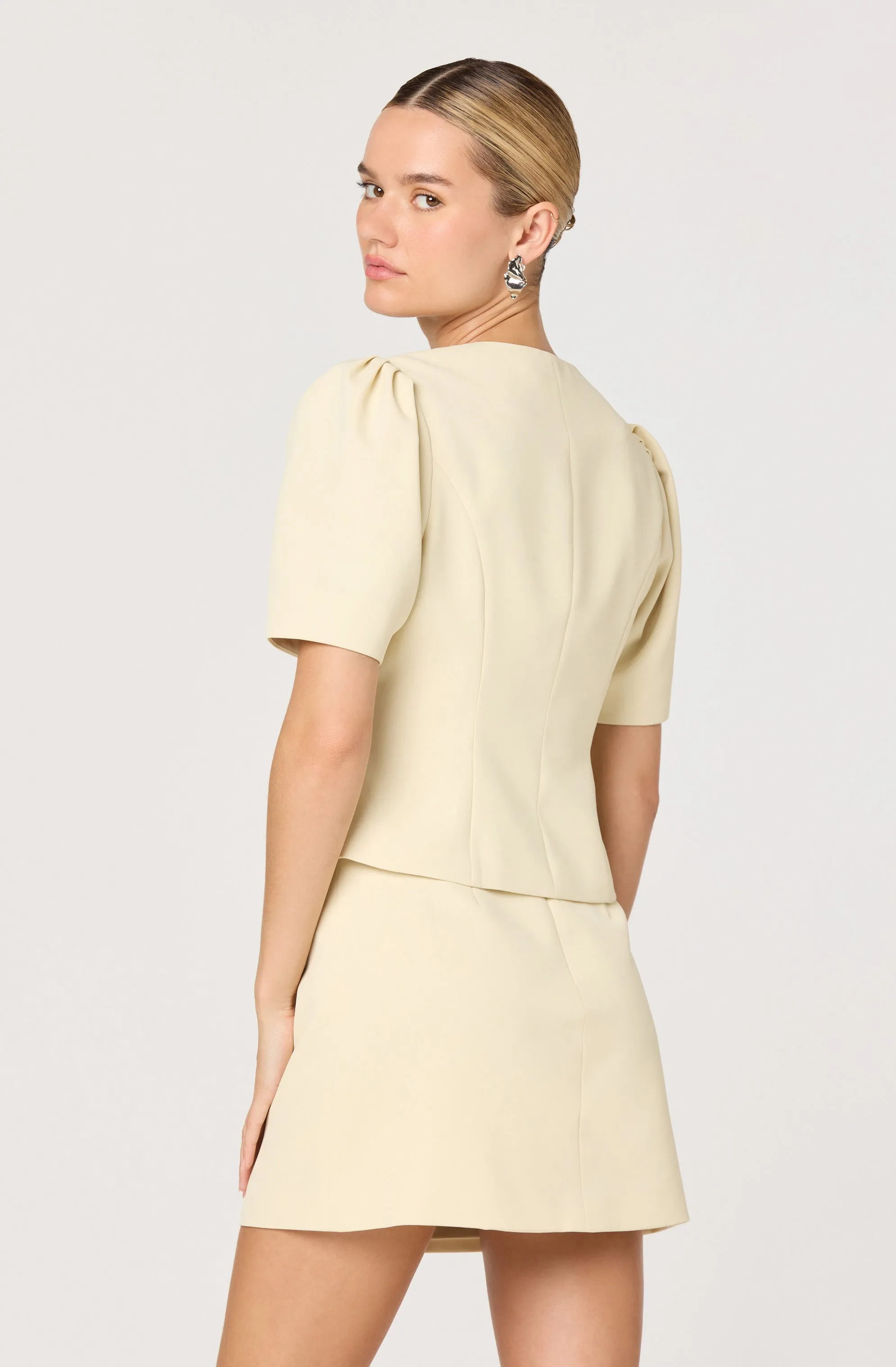 Kristina Tailored Puff Sleeve Jacket sold by Astr product image thumbnail 3