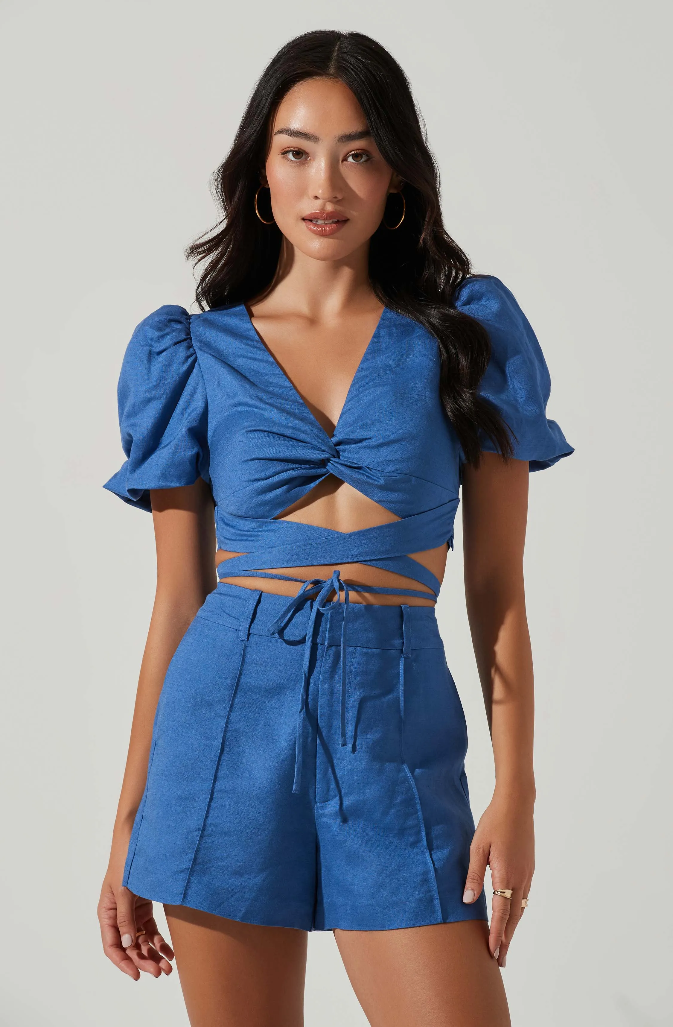 Nuria Puff Sleeve Top sold by Astr