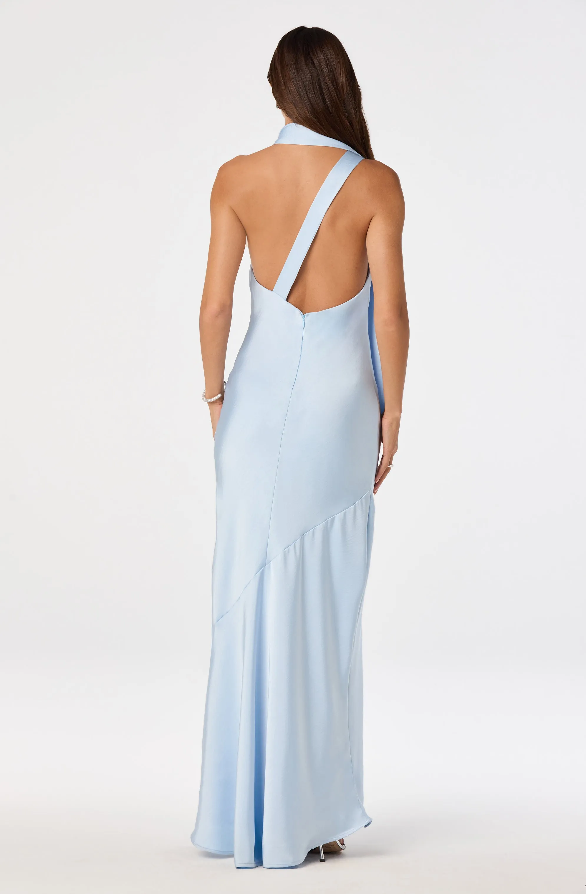 Varya Satin Cowl Neck Maxi Dress sold by Astr product image thumbnail 4