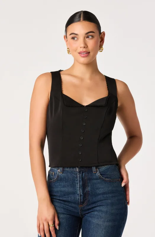 Maddison top sold by Astr