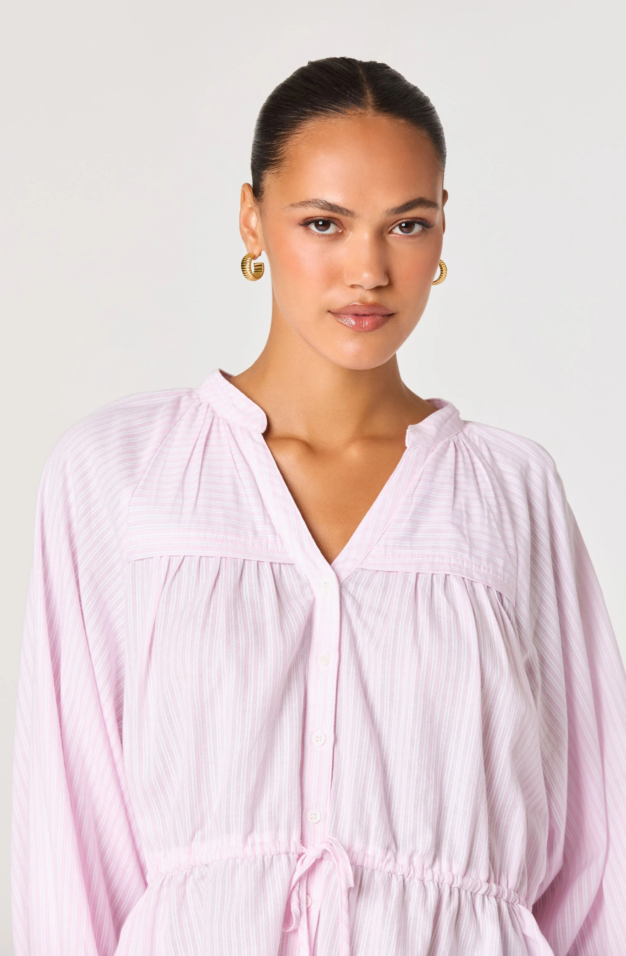 Jessalyn Striped Peasant Top sold by Astr product image thumbnail 3