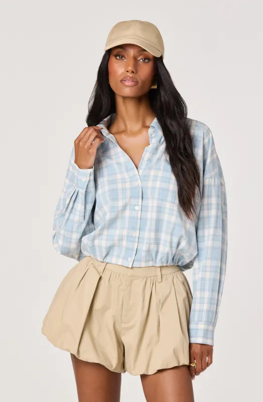 Jensen Plaid Button-Down Shirt sold by Astr