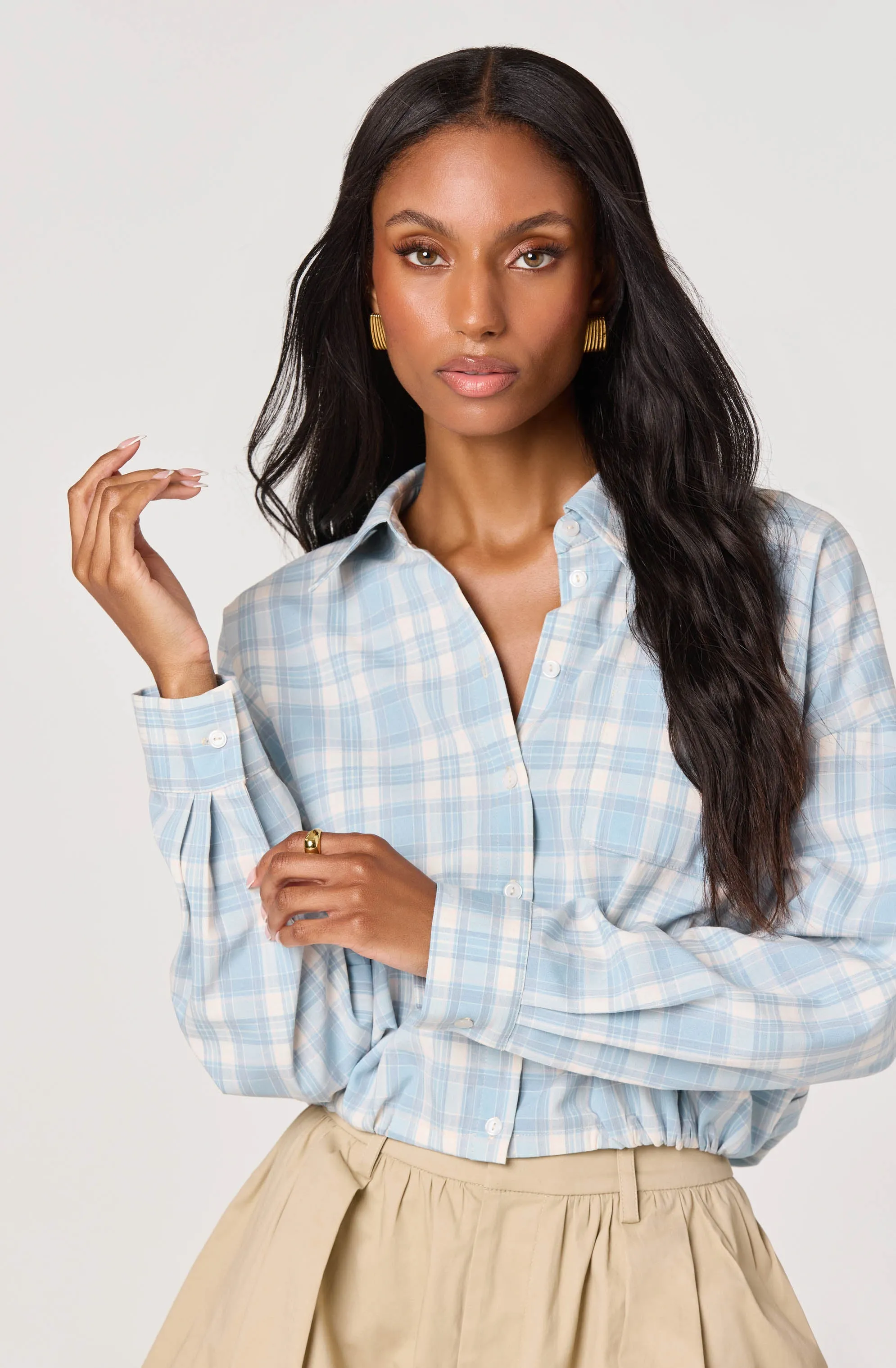 Jensen Plaid Button-Down Shirt sold by Astr product image thumbnail 3