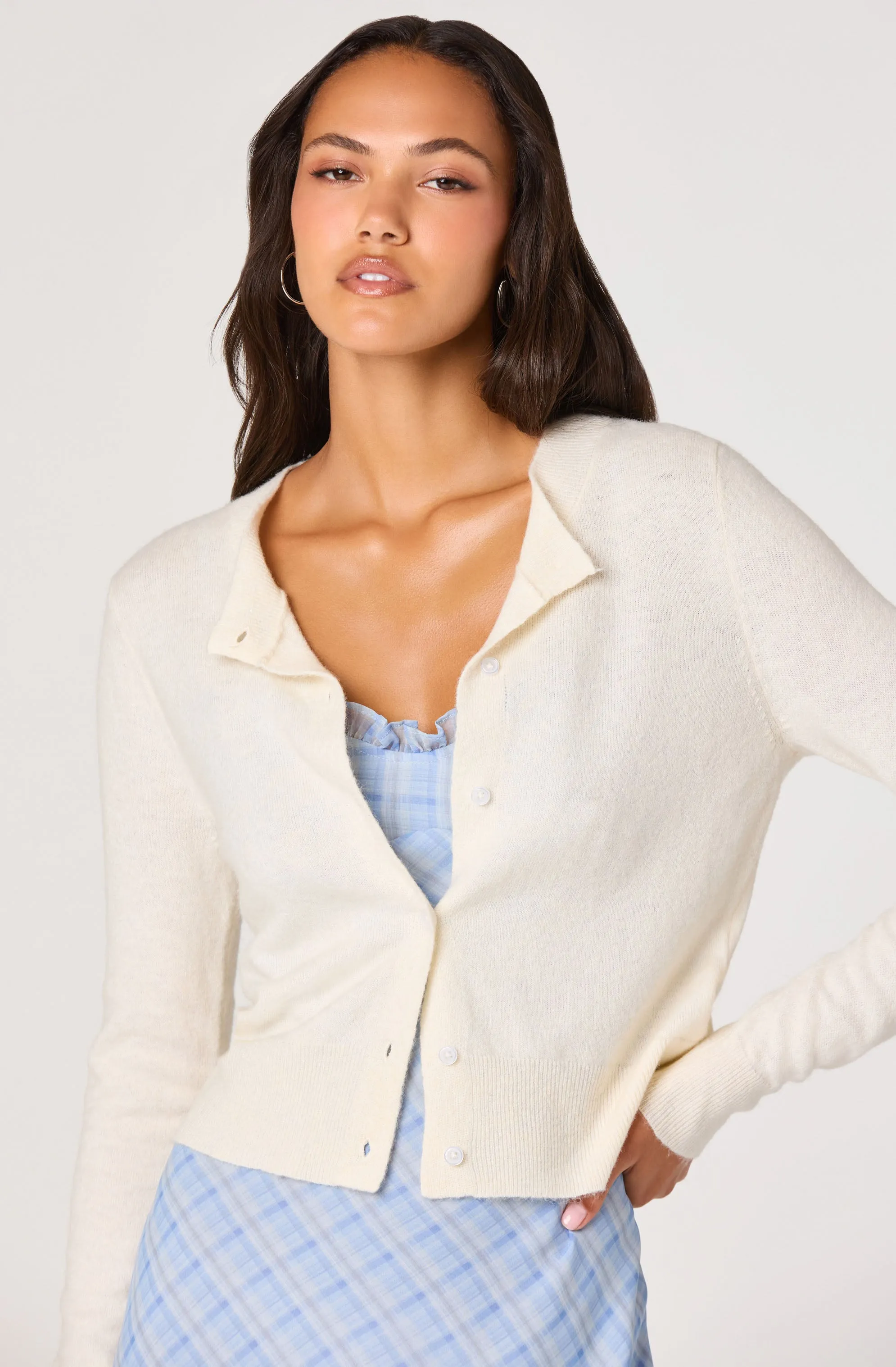 Mary Classic Button Front Cardigan sold by Astr product image thumbnail 4