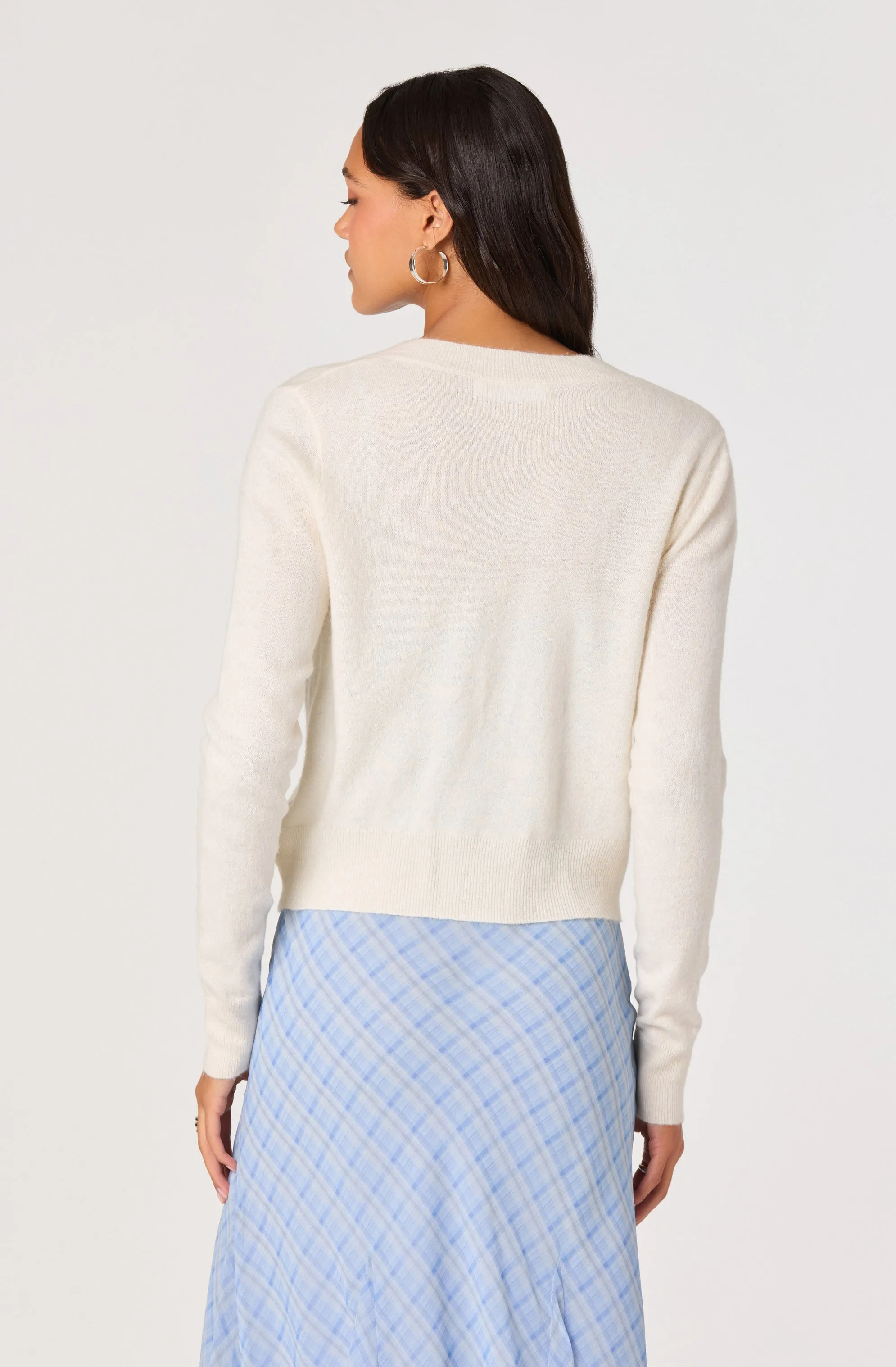 Mary Classic Button Front Cardigan sold by Astr product image thumbnail 2