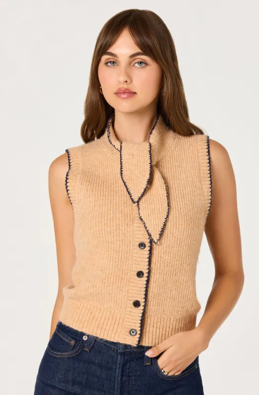 Auberthe Sweater Vest made by Astr