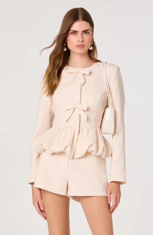 Nicolle Bubble Sleeve Jacket made by Astr