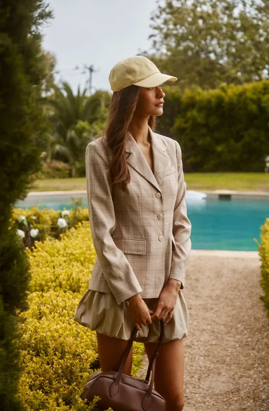 Valor Plaid Tailored Blazer sold by Astr