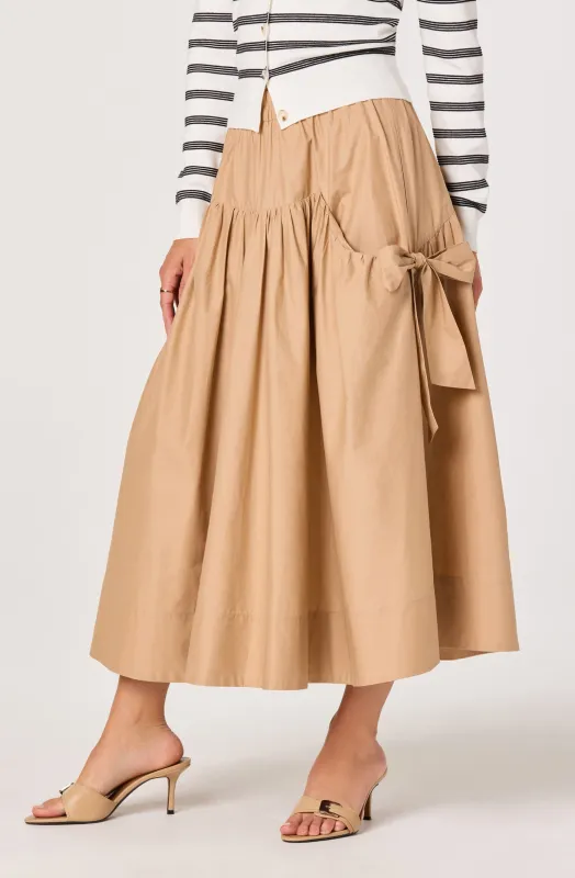 Lylah Bow Midi Skirt made by Astr