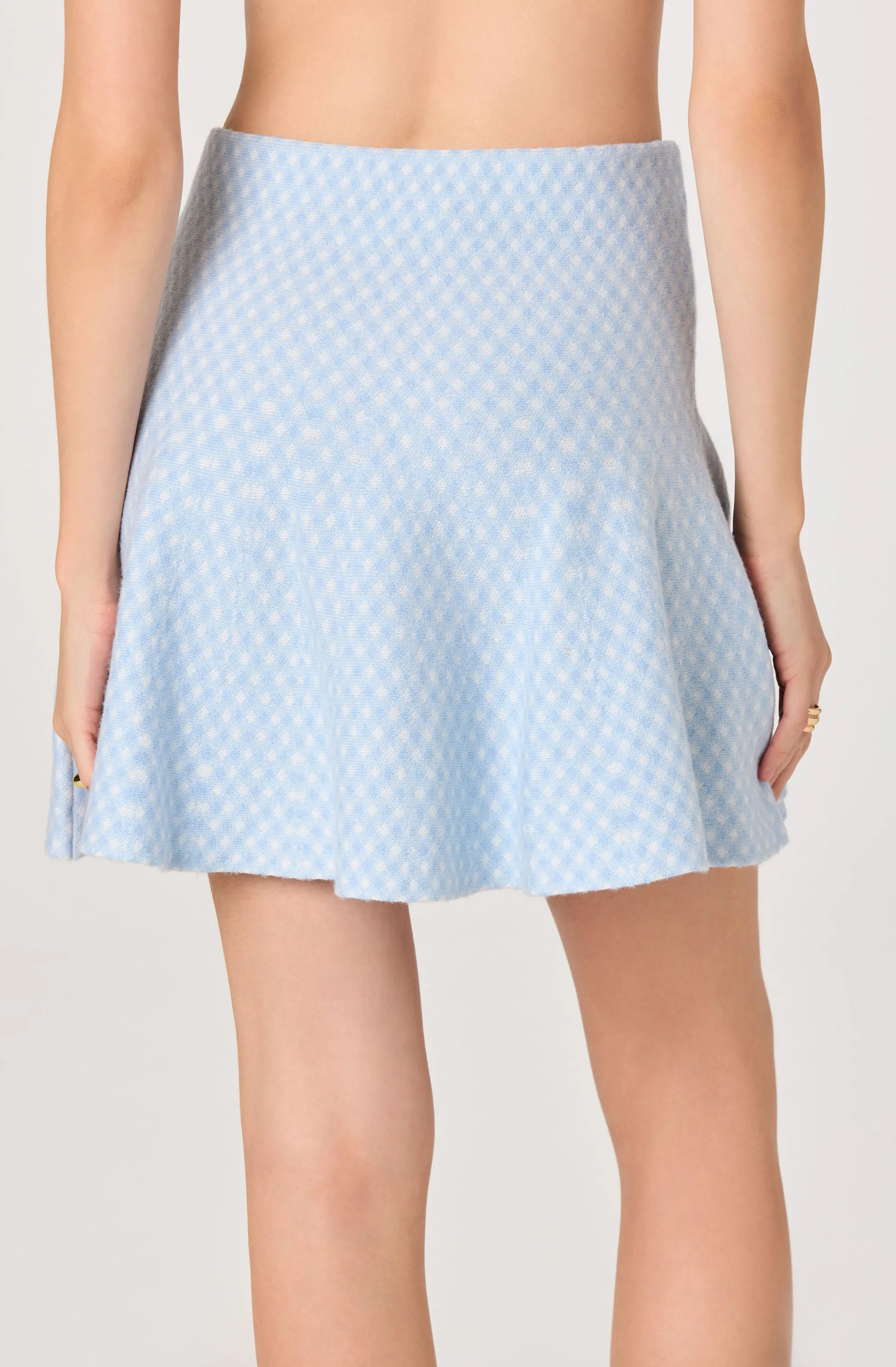 Malvie Plaid Knit Mini Skirt sold by Astr product image thumbnail 5