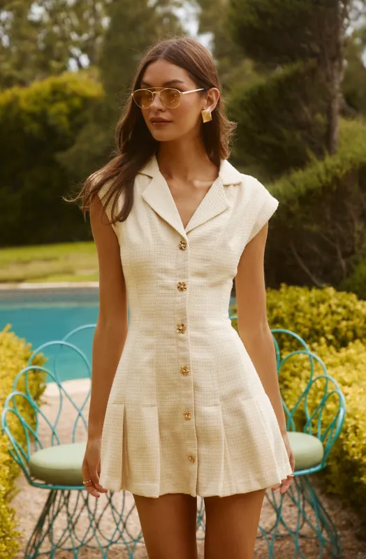 Diannie Tweed Mini Dress sold by Astr