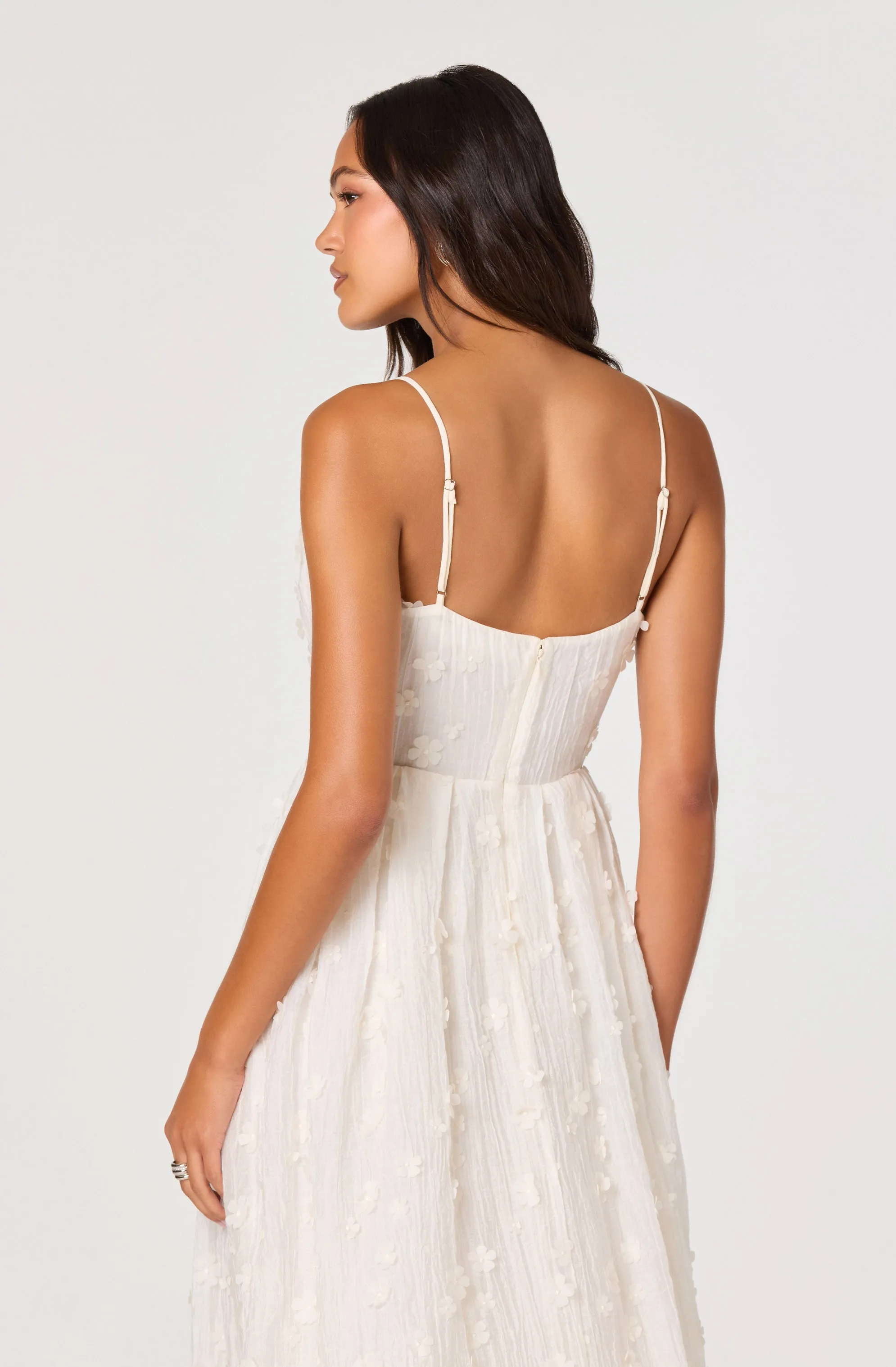 Avani 3D Floral Applique Midi Dress sold by Astr product image thumbnail 3