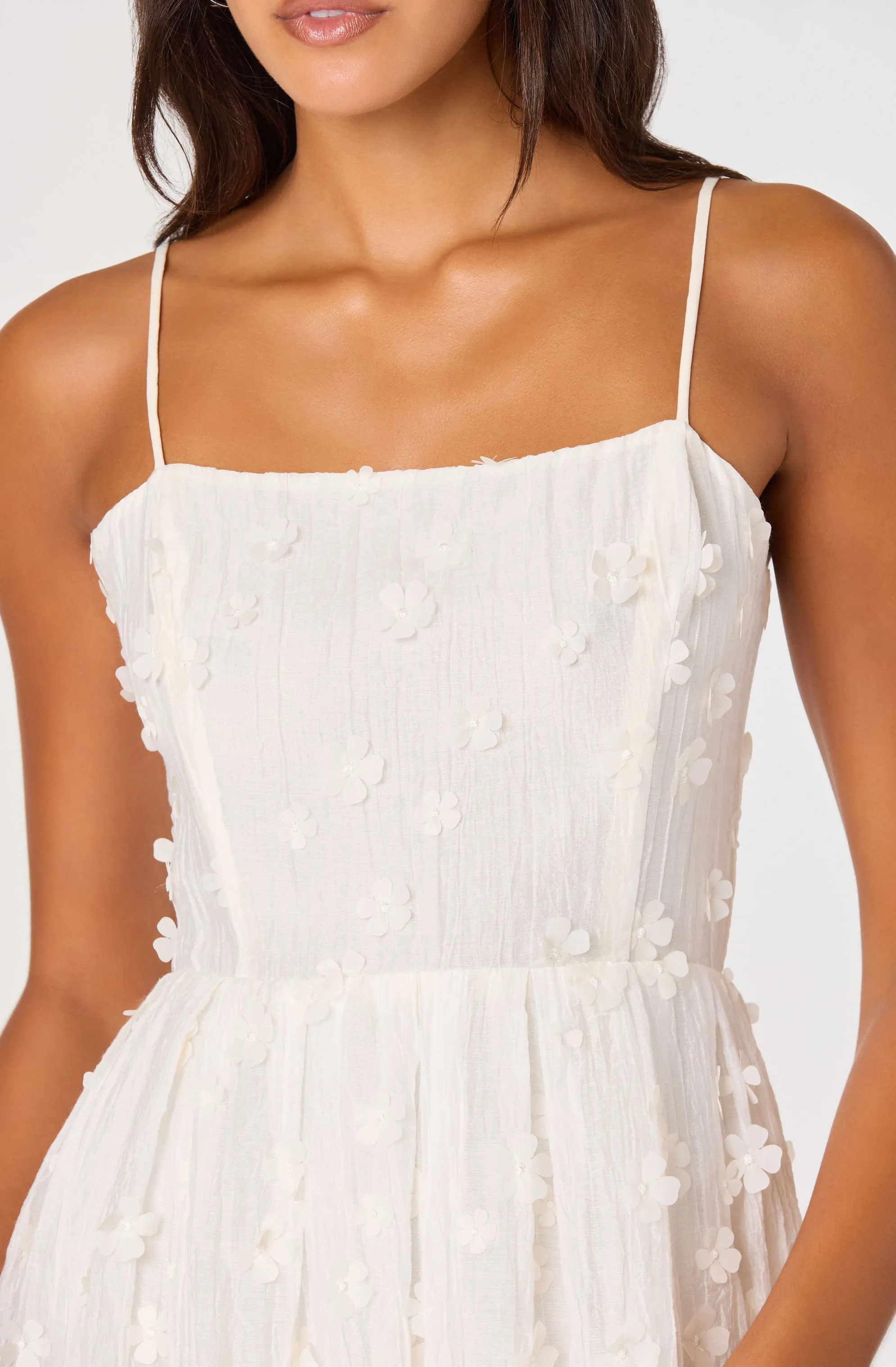 Avani 3D Floral Applique Midi Dress sold by Astr product image thumbnail 4