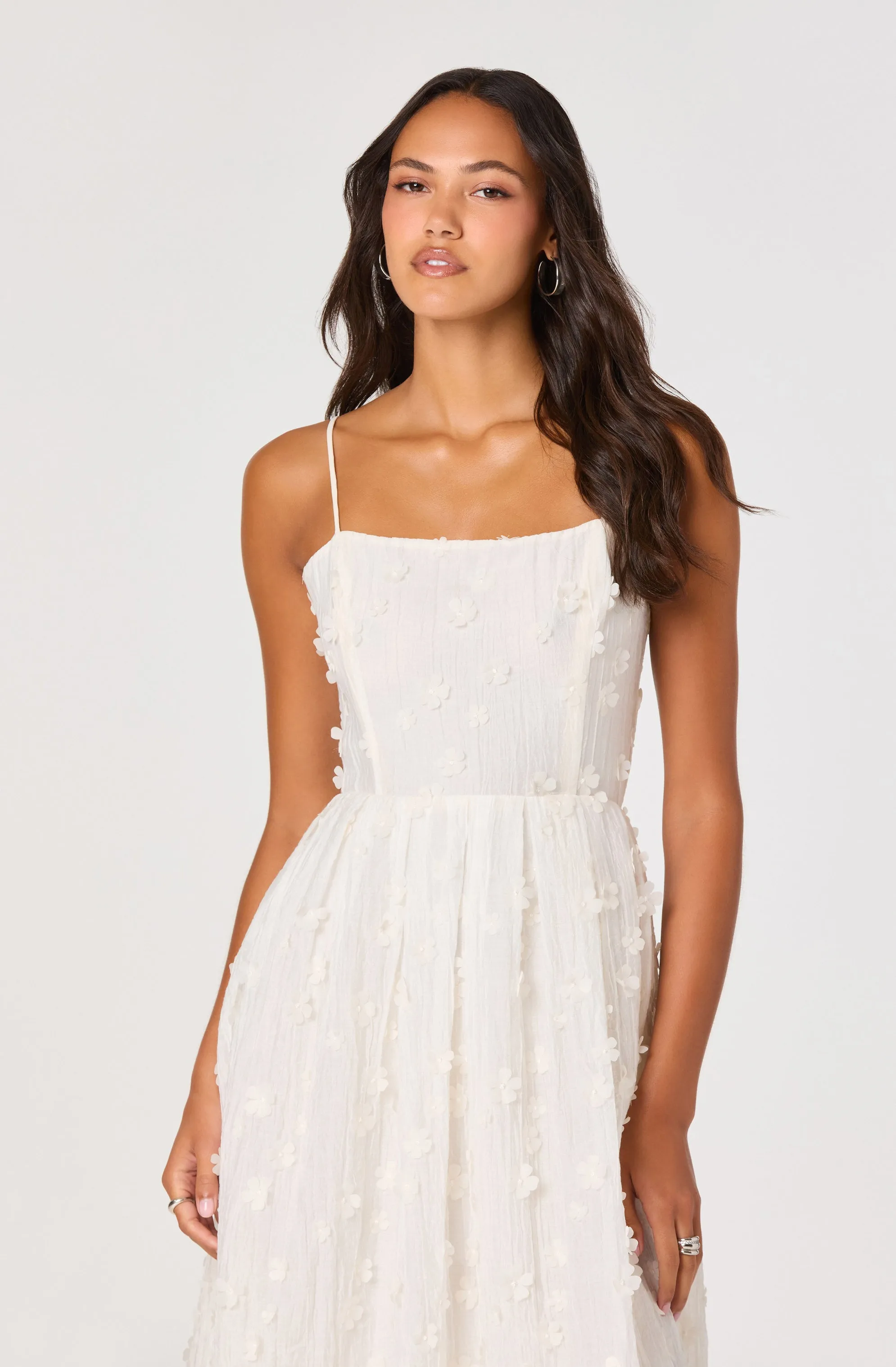 Avani 3D Floral Applique Midi Dress sold by Astr product image thumbnail 2