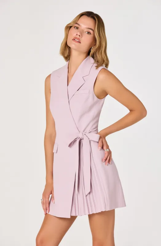 Kesari Sleeveless Blazer Mini Dress made by Astr