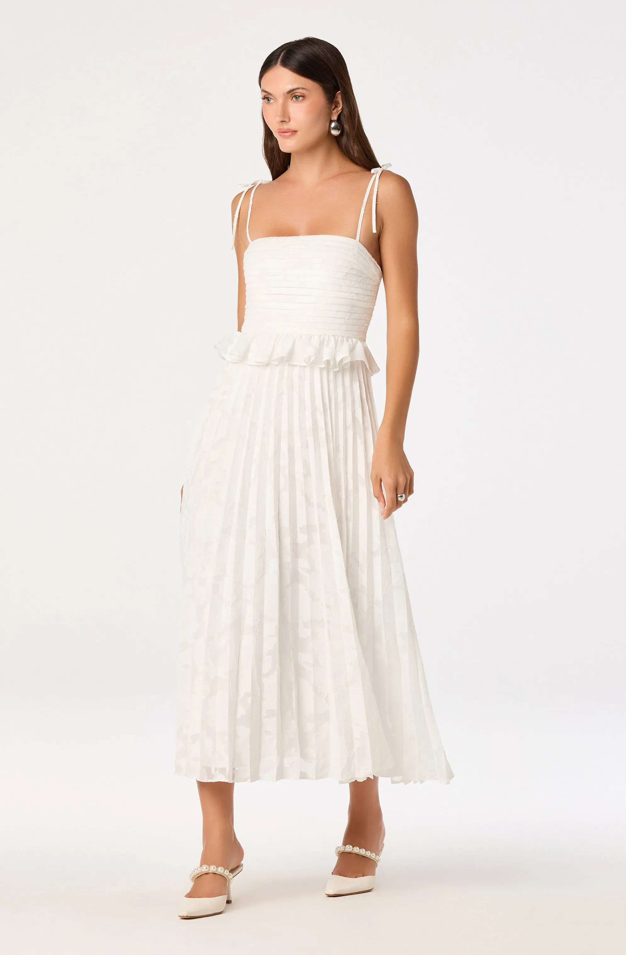 Emerys Pleated Midi Dress sold by Astr product image thumbnail 2