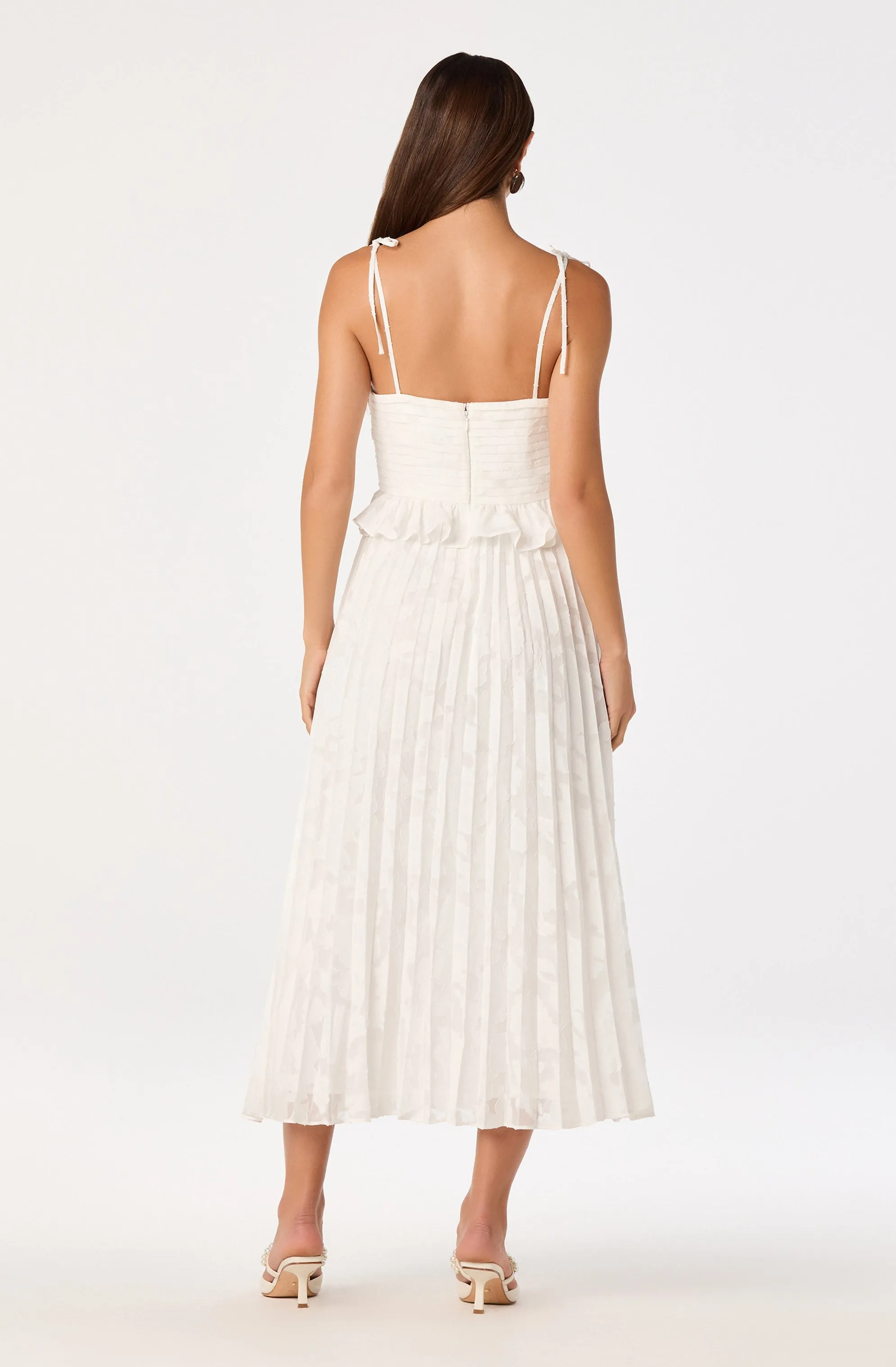 Emerys Pleated Midi Dress sold by Astr product image thumbnail 3