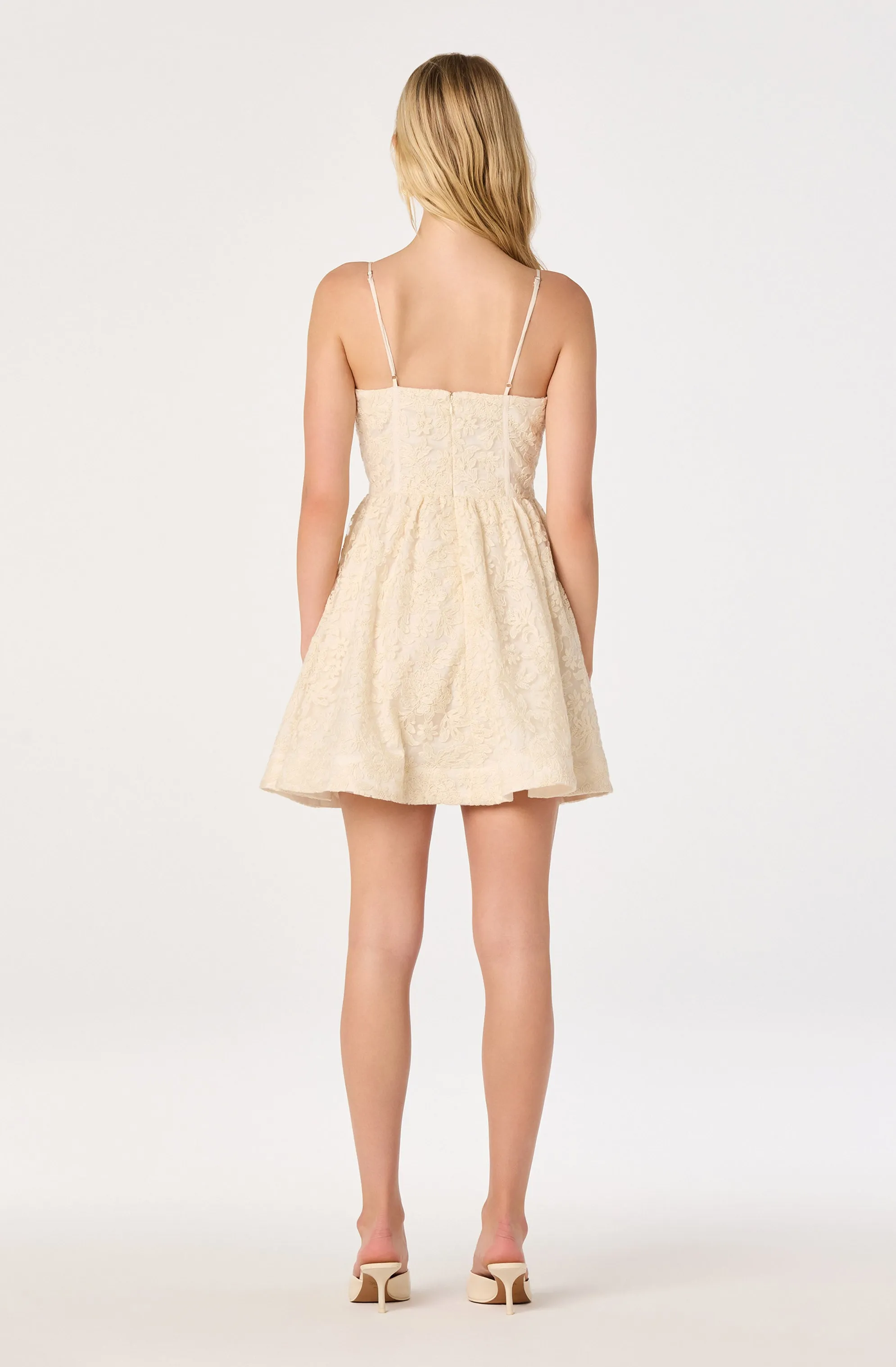 Natalya Floral Embroidered Mini Dress sold by Astr product image thumbnail 3