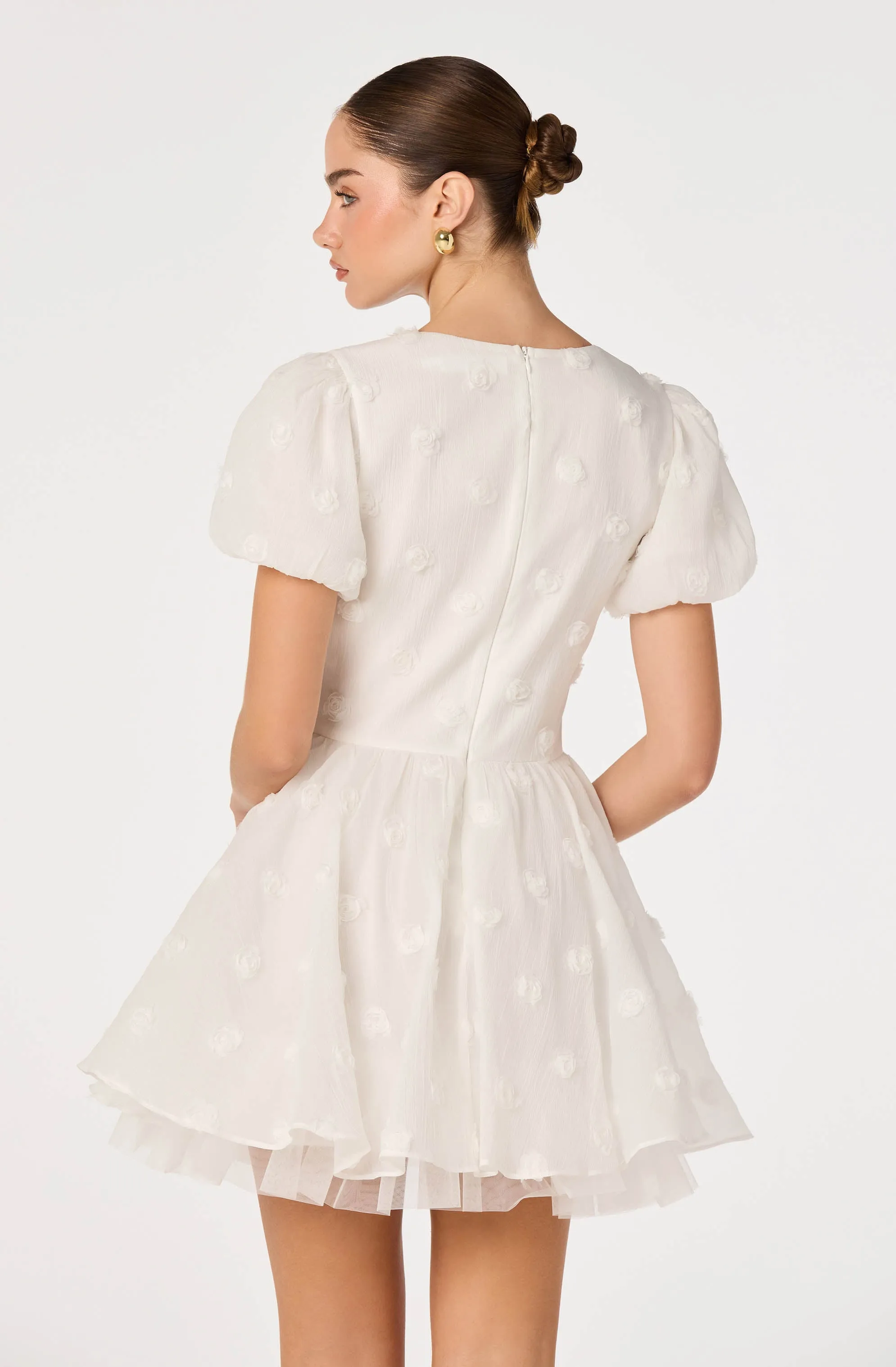 Sommer 3D Floral Mini Dress sold by Astr product image thumbnail 3