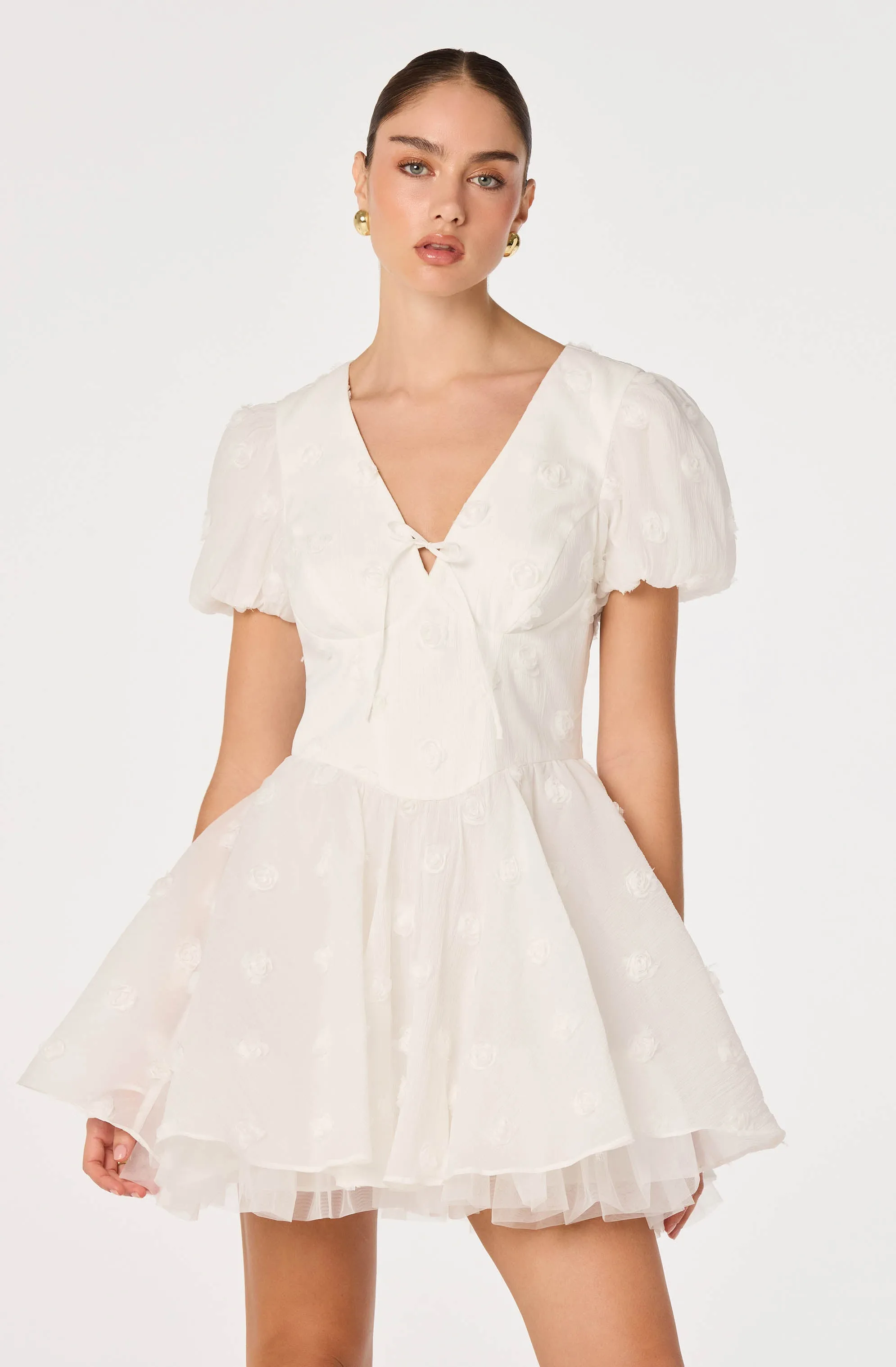 Sommer 3D Floral Mini Dress sold by Astr product image thumbnail 2