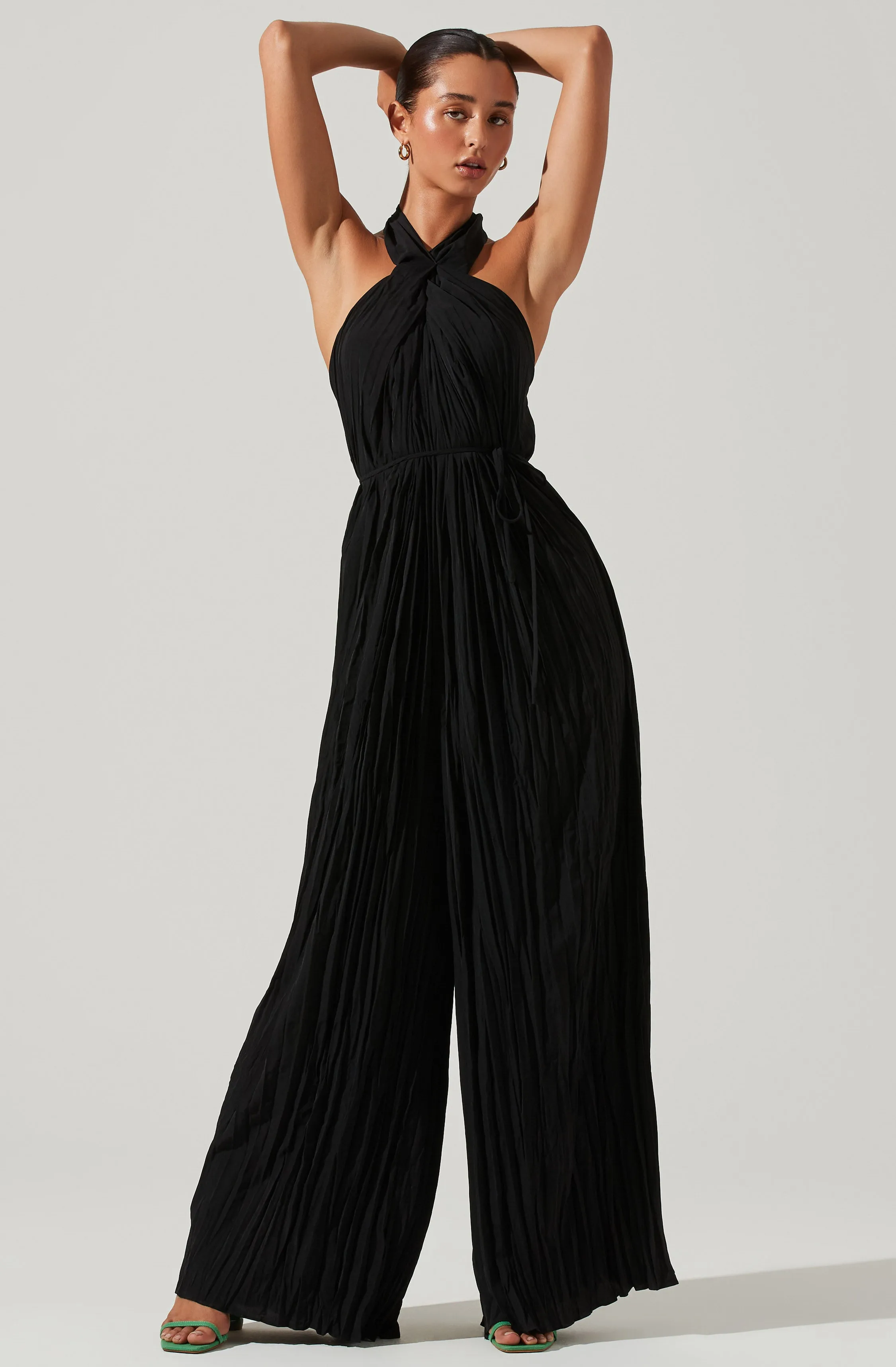 Damia Halter Wide Leg Jumpsuit sold by Astr product image thumbnail 3