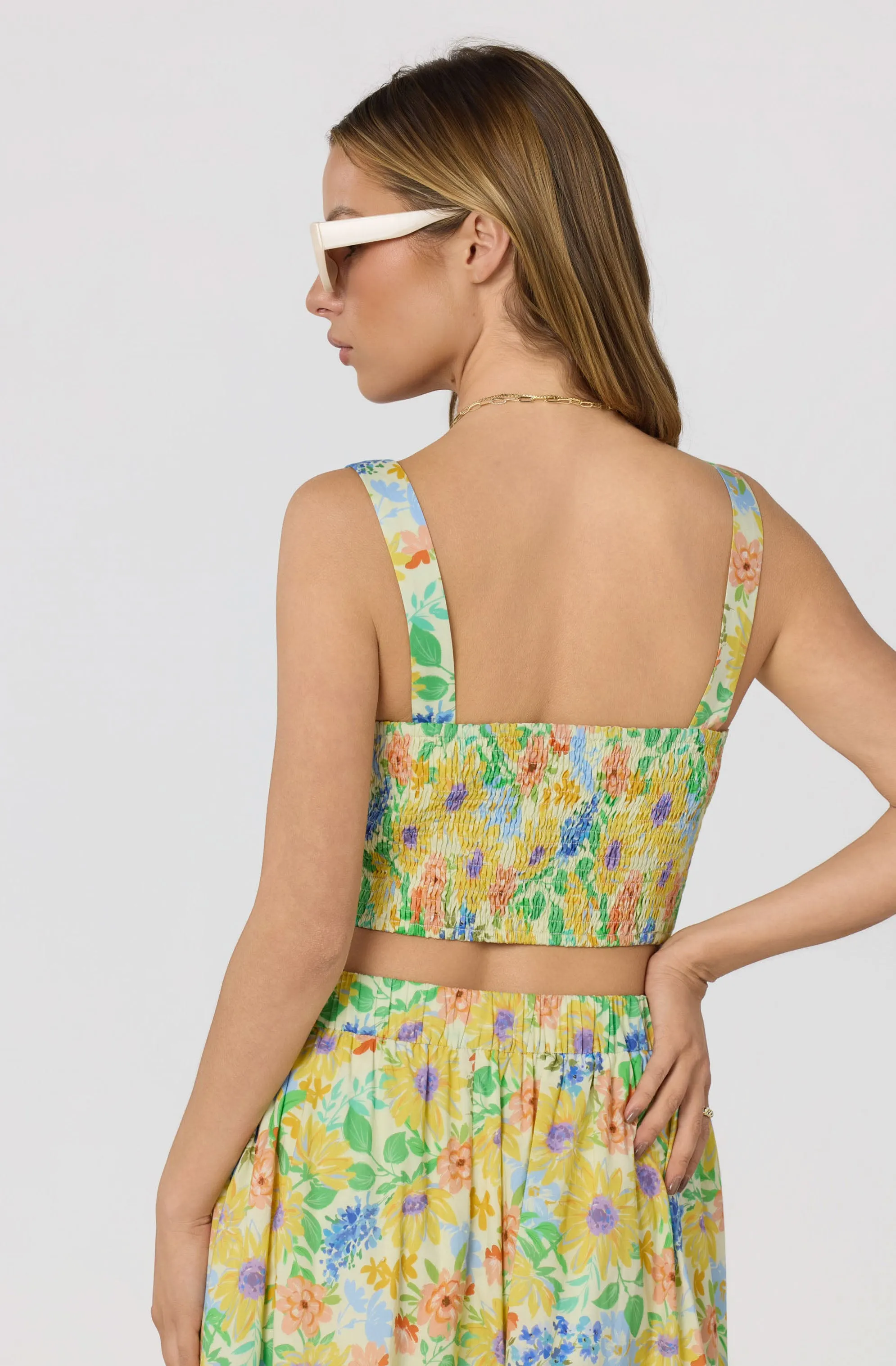 Jolie Floral Crop Top sold by Astr product image thumbnail 5