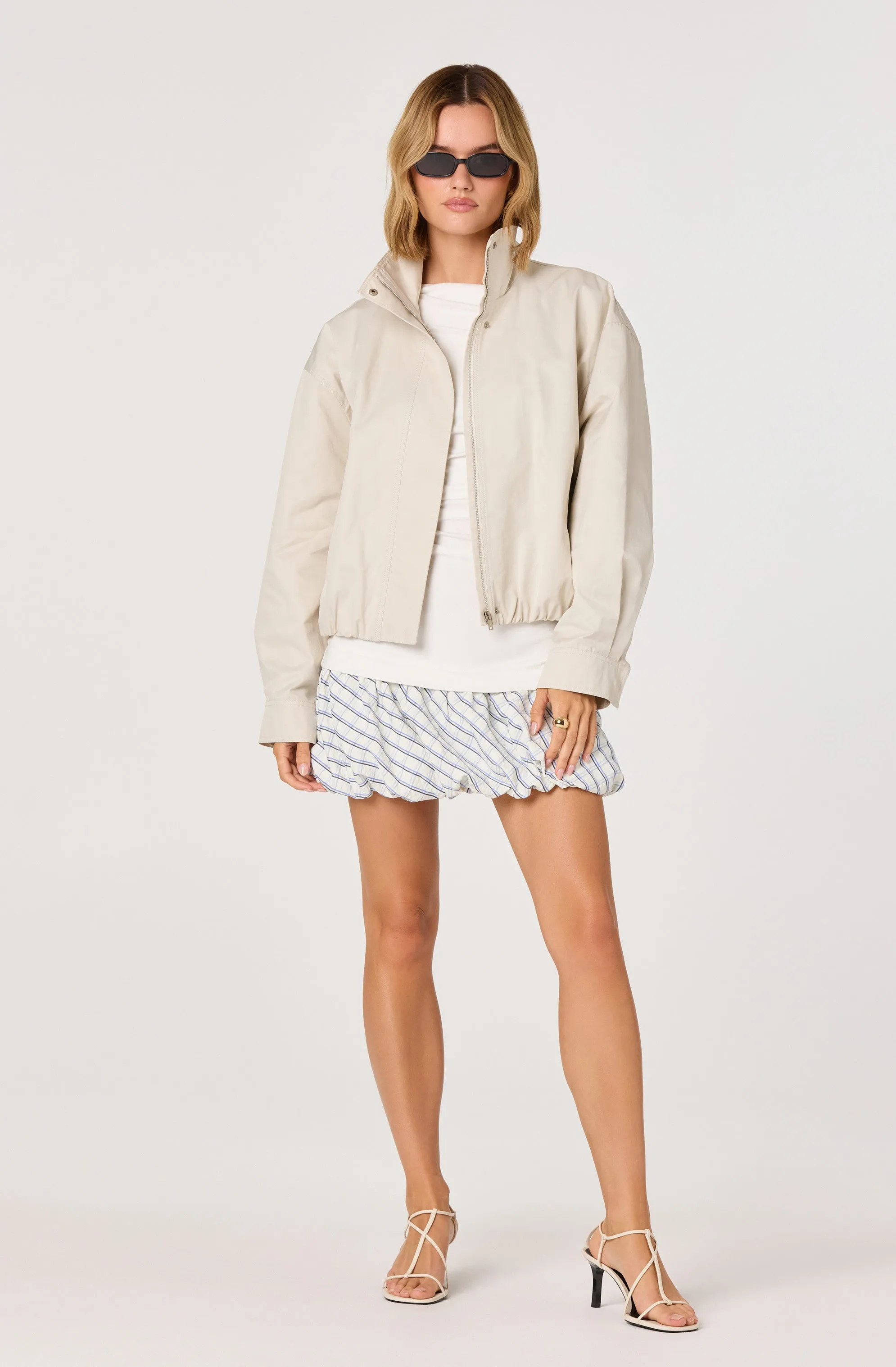 Rachael Mixed Media Off-Shoulder Mini Dress sold by Astr product image thumbnail 5