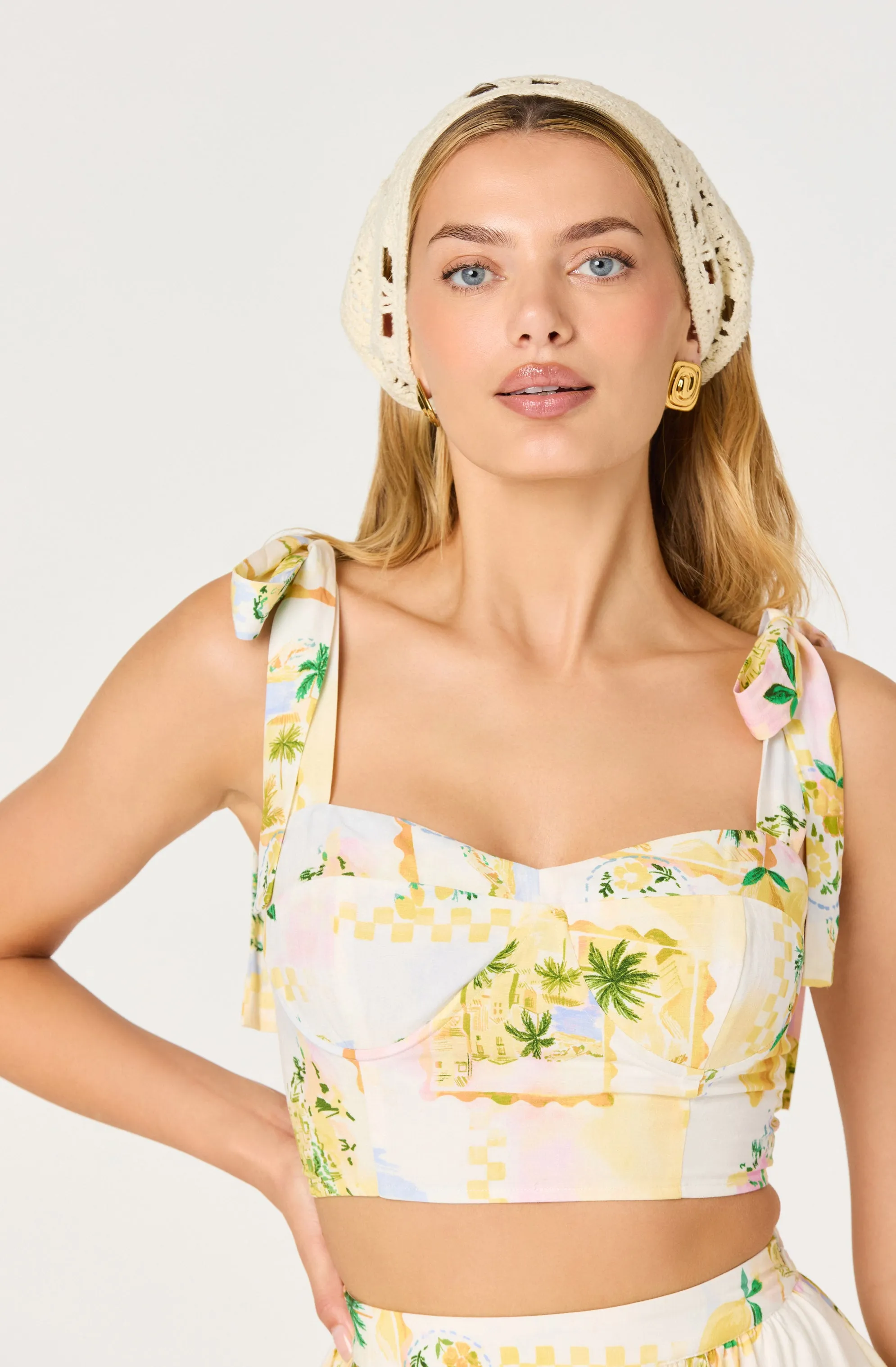 Kaleigh Tie-Strap Bustier Top sold by Astr product image thumbnail 3