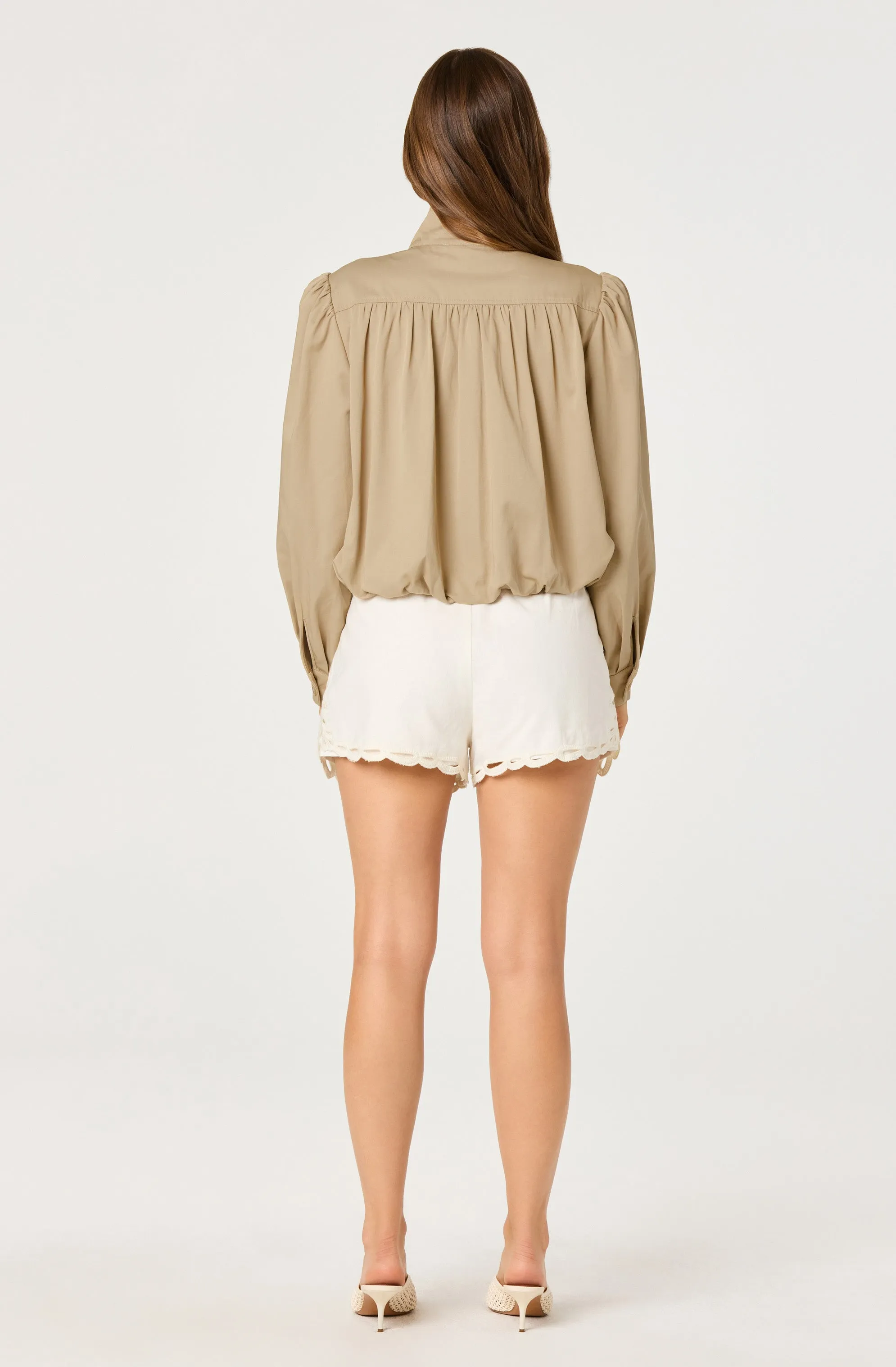 Estero Gathered Sleeve Bomber Jacket sold by Astr product image thumbnail 3