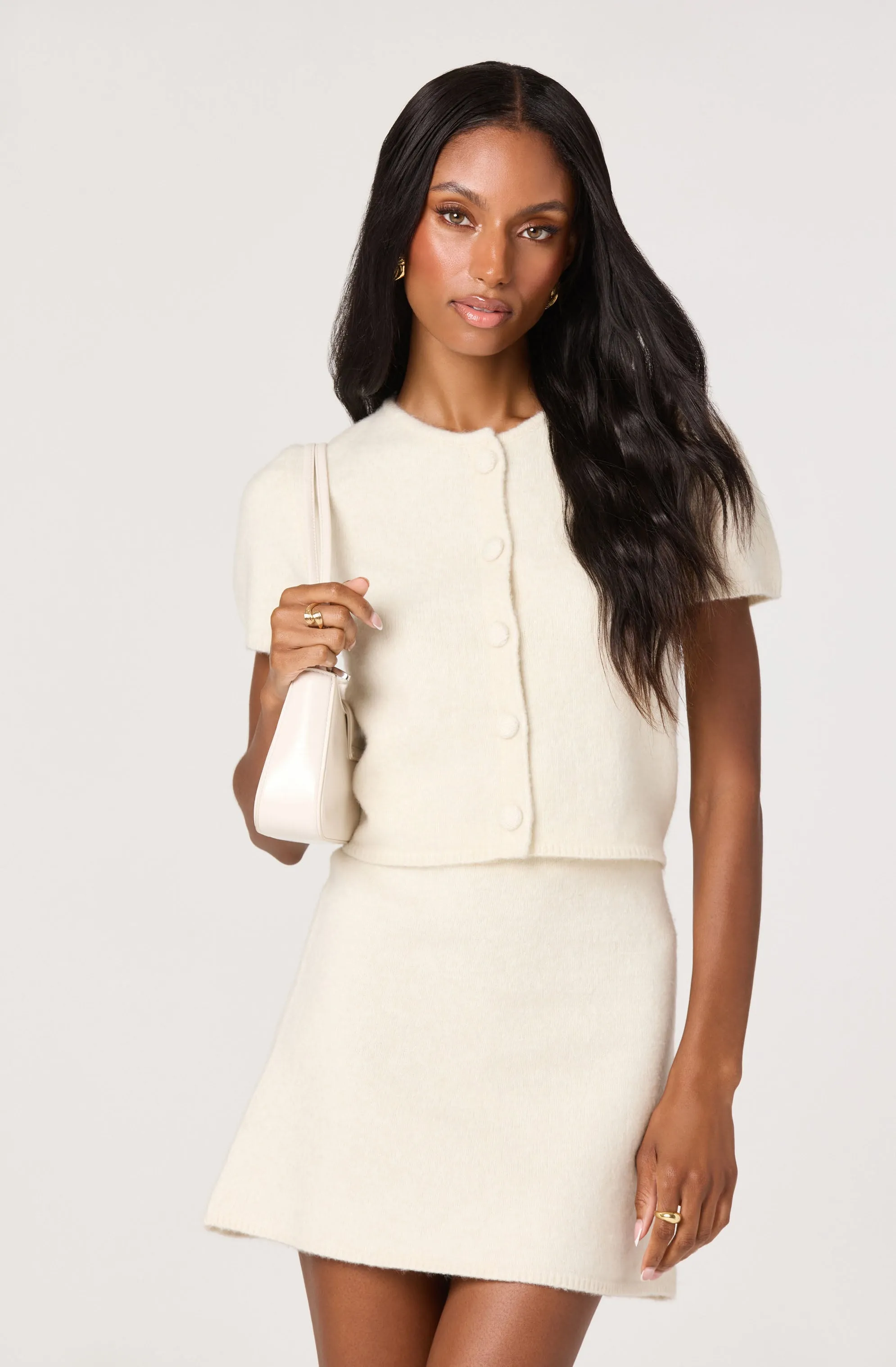 Jailyn Short Sleeve Cardigan sold by Astr