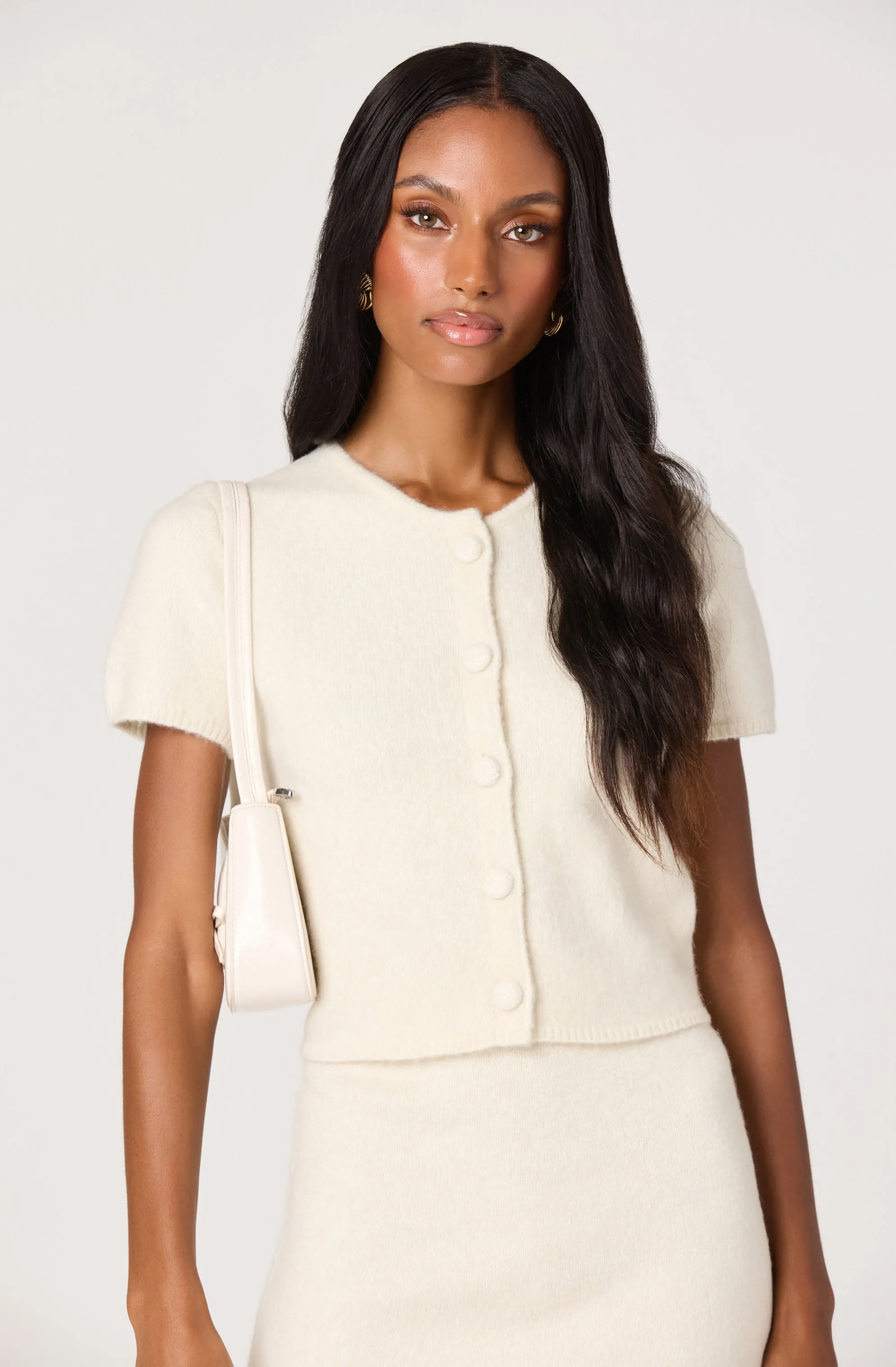 Jailyn Short Sleeve Cardigan sold by Astr product image thumbnail 5