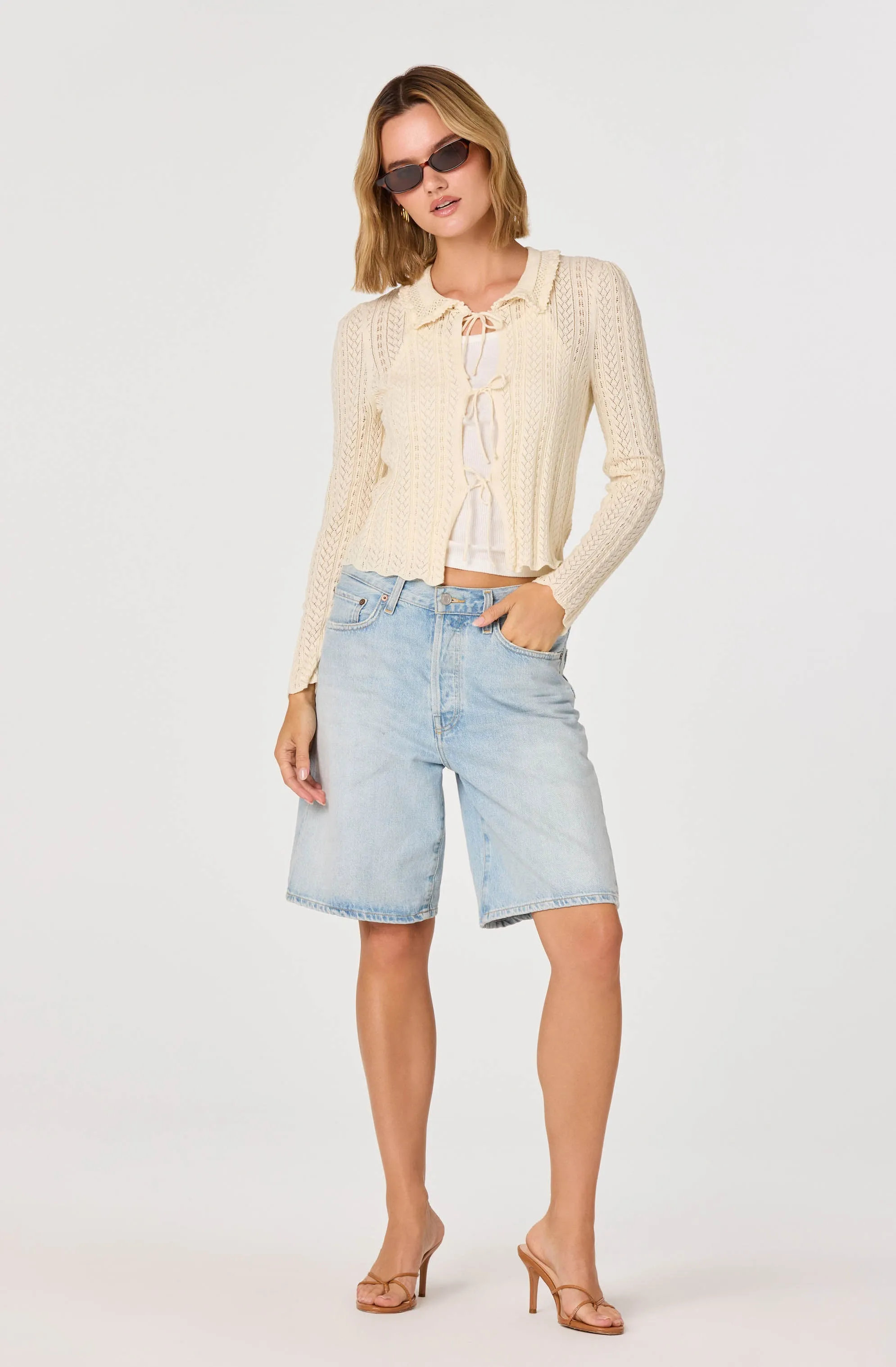 Fannie cardigan sold by Astr product image thumbnail 5