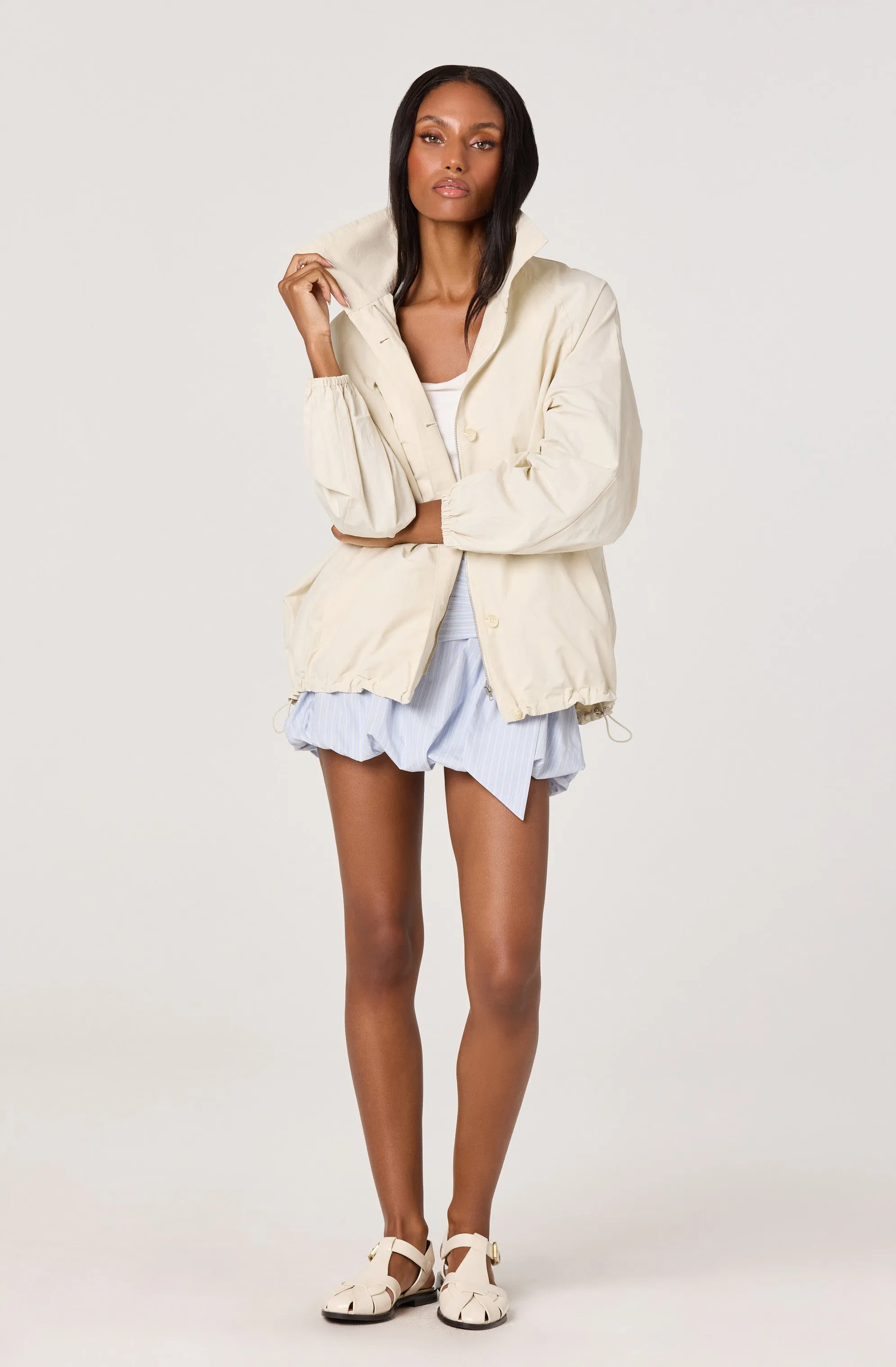 Yareli Oversized Funnel Neck Jacket sold by Astr product image thumbnail 2