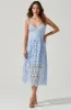 Lace A Line Midi Dress sold by Astr