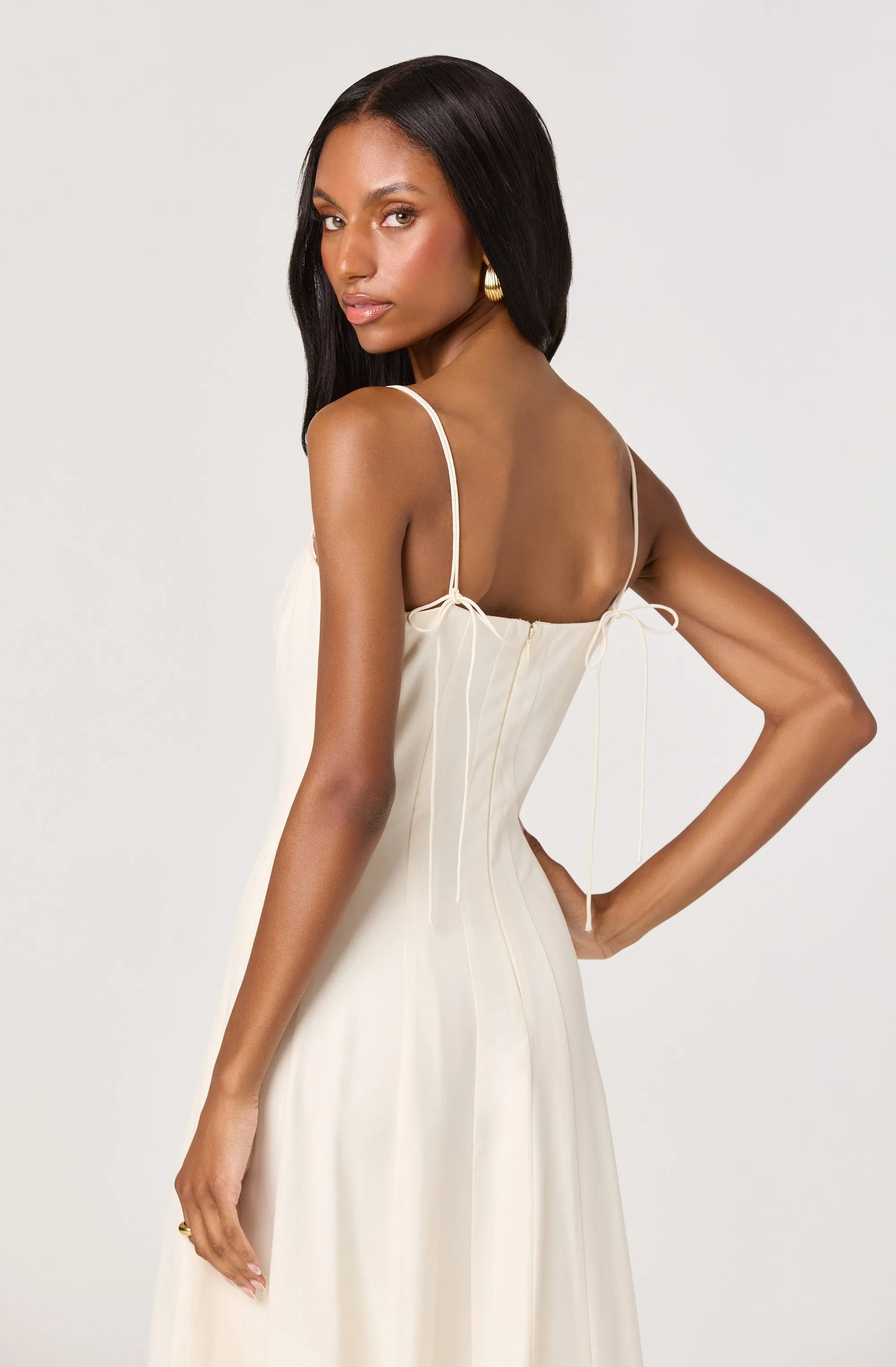 Trisha Square Neck Midi Dress sold by Astr product image thumbnail 3