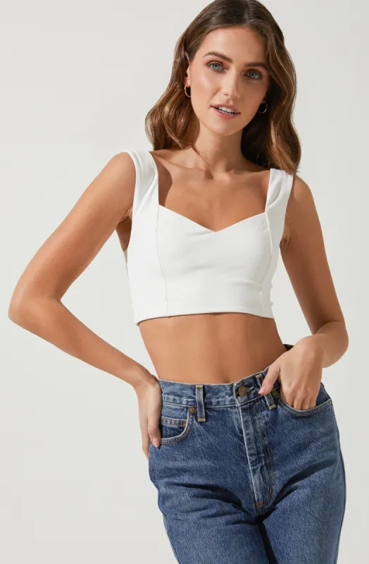 Effie Crop Tank sold by Astr