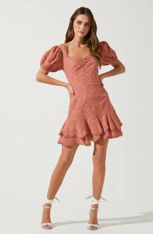 Alba Lace Mini Dress sold by Astr