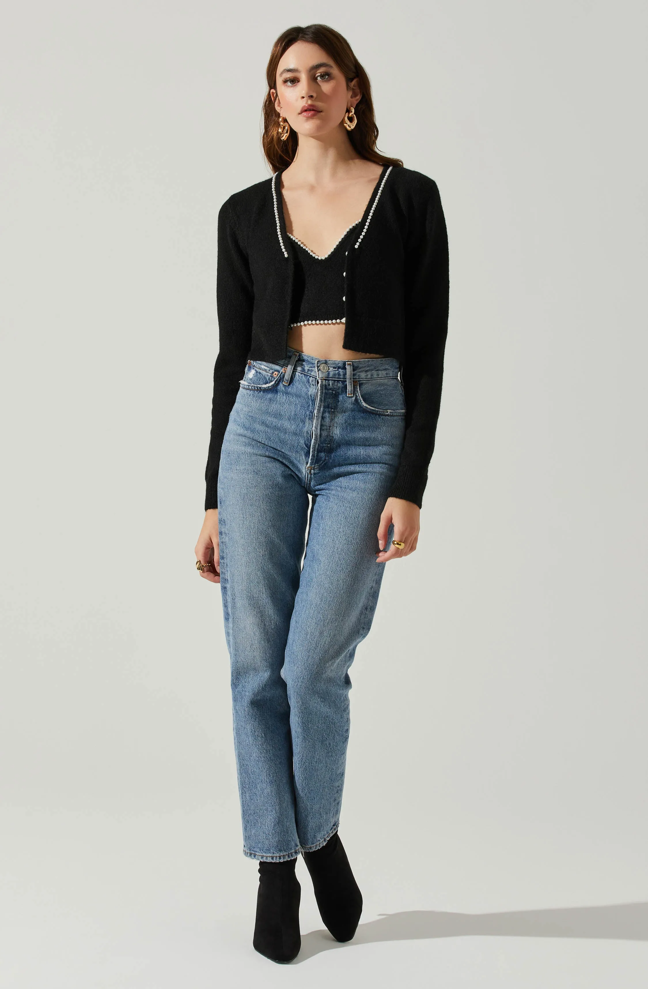 Melissa Pearl Embellished Cardigan Sweater sold by Astr product image thumbnail 2