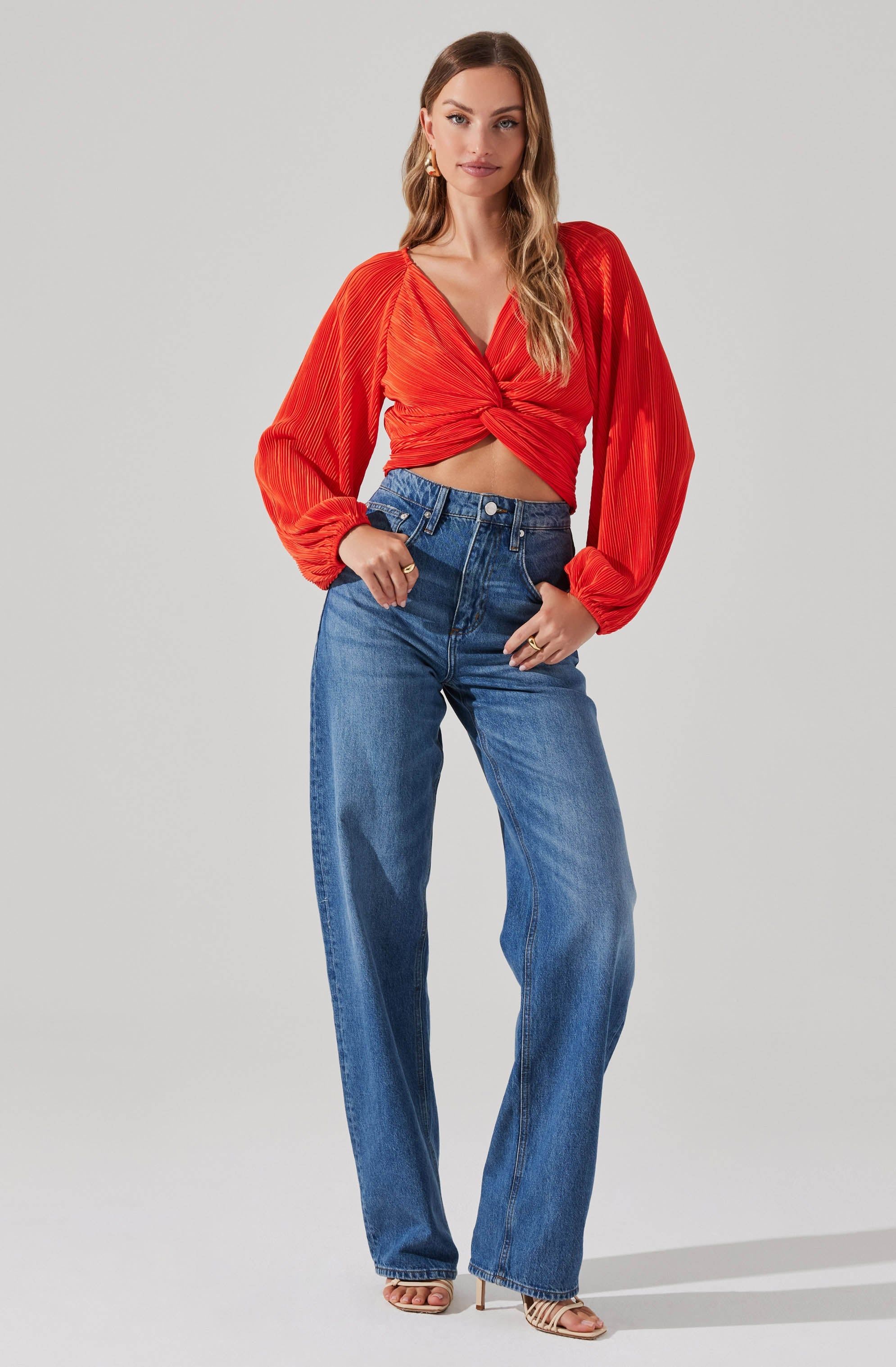 Ls twist plisse top sold by Astr product image thumbnail 16