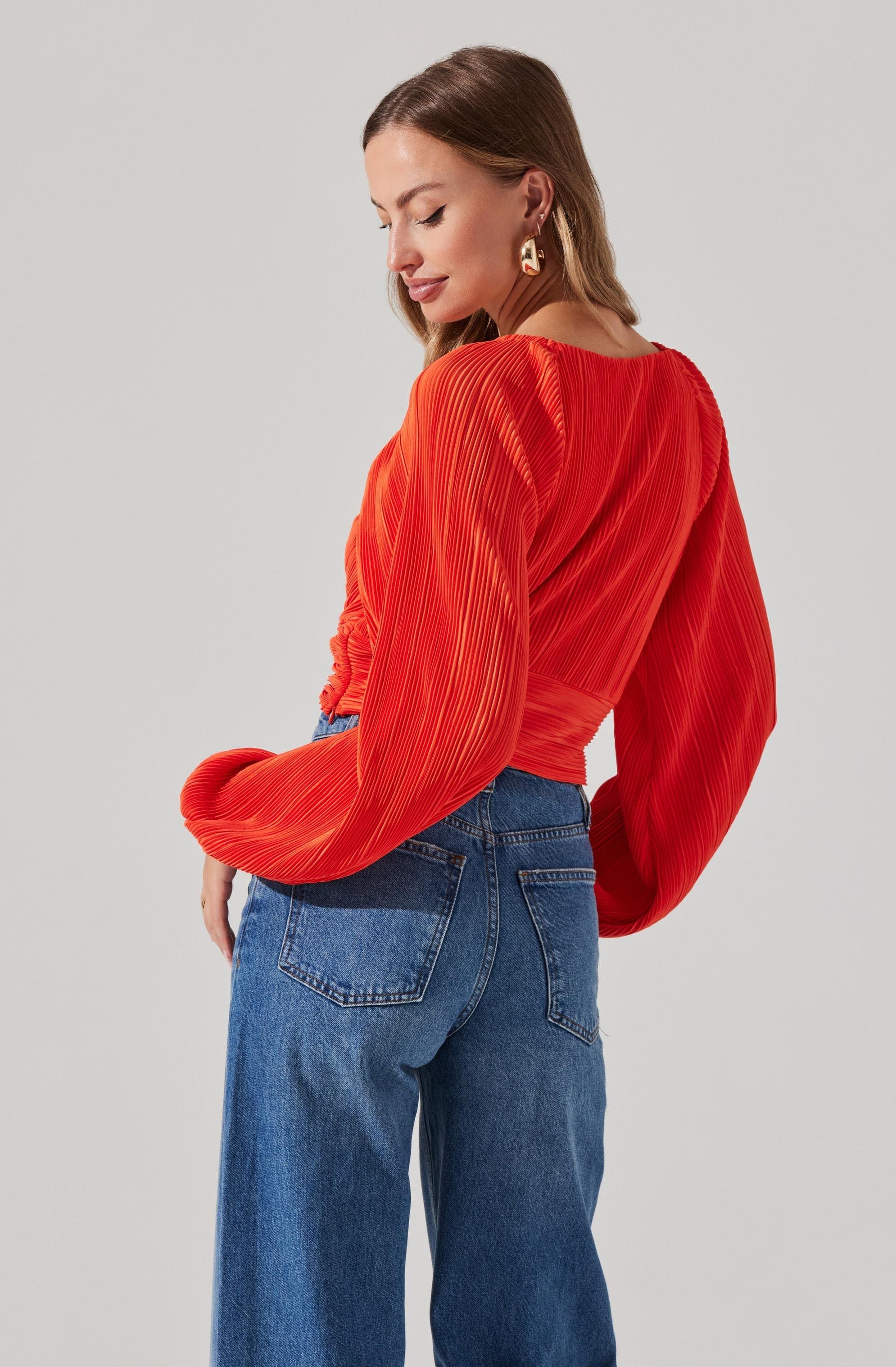 Ls twist plisse top sold by Astr product image thumbnail 18