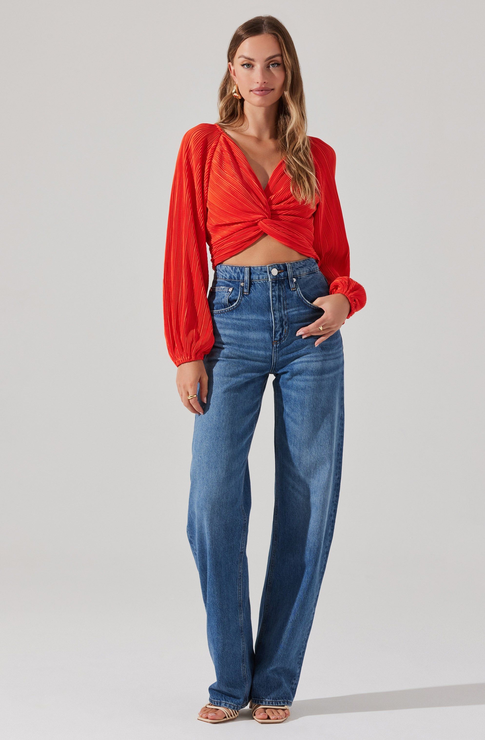 Ls twist plisse top sold by Astr product image thumbnail 14