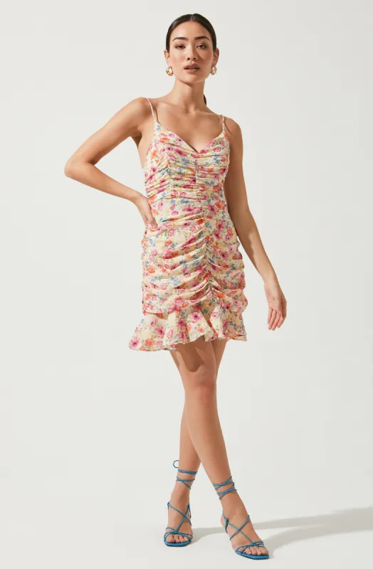 Ruched Cami Mini Dress sold by Astr