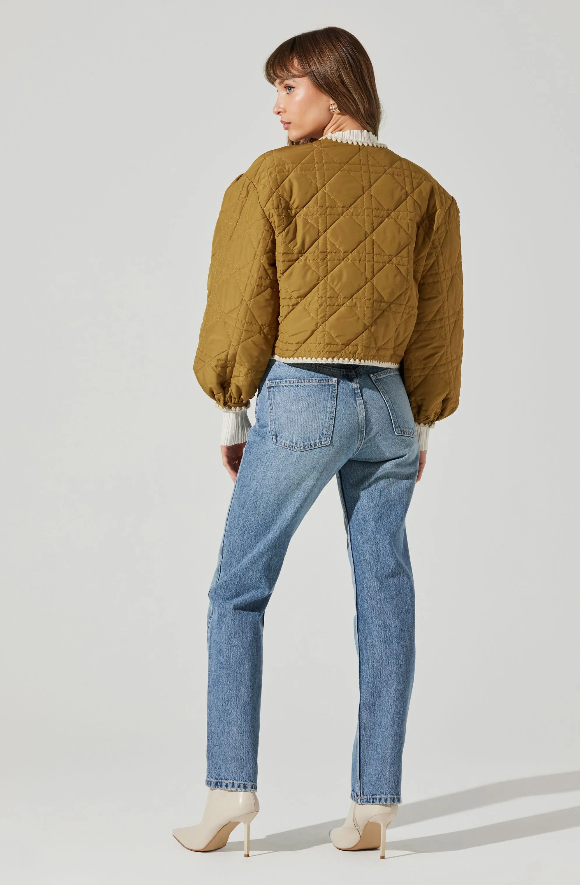 Acacia Quilted Jacket sold by Astr product image thumbnail 4