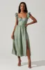 Wedelia Bustier Midi Dress sold by Astr