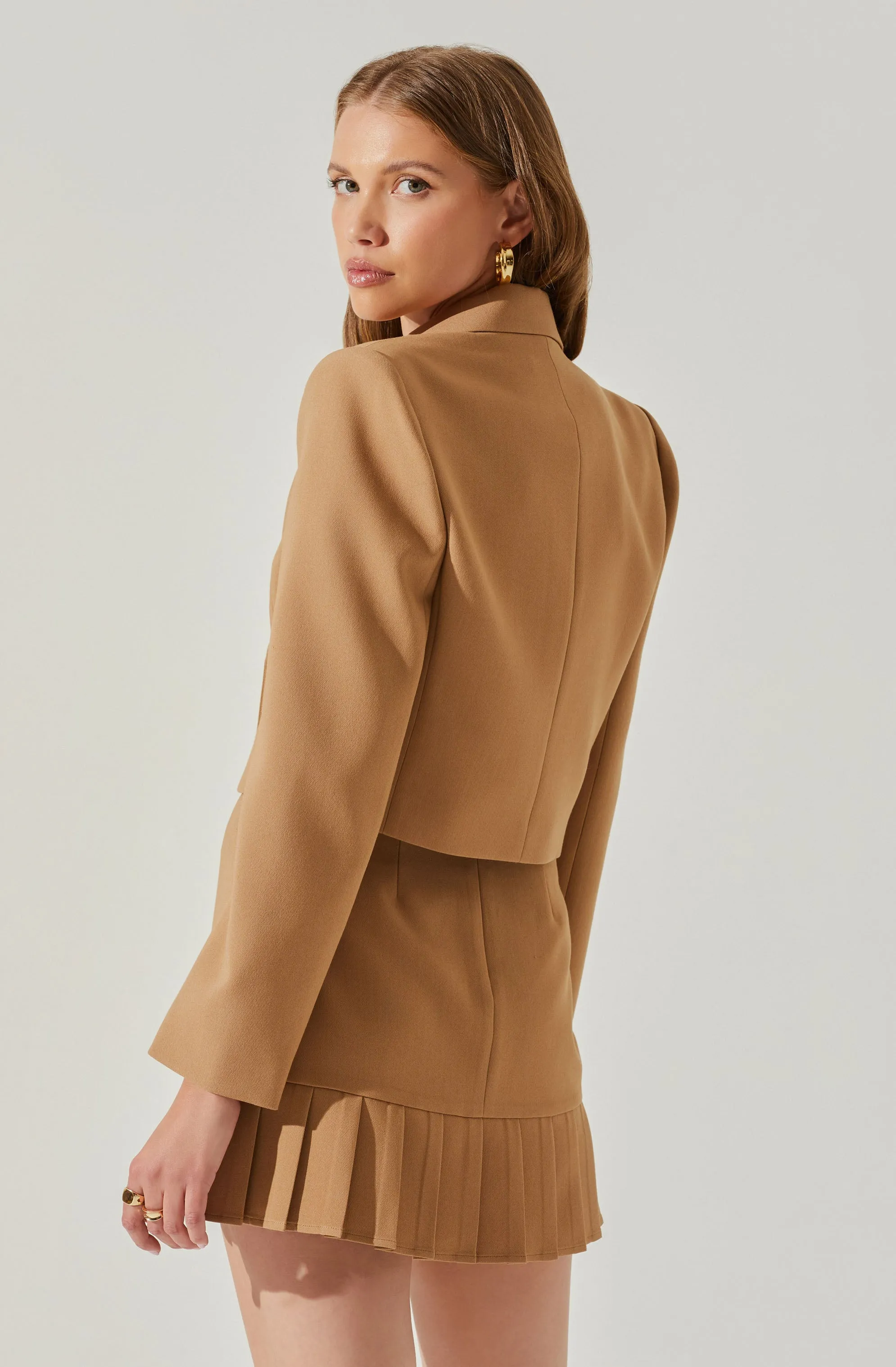 Fabiana Cropped Double Breasted Jacket sold by Astr product image thumbnail 5