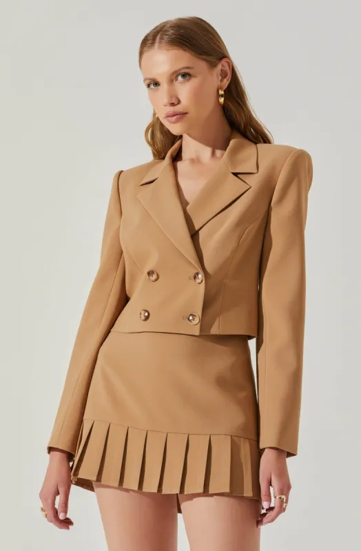 Fabiana Cropped Double Breasted Jacket sold by Astr